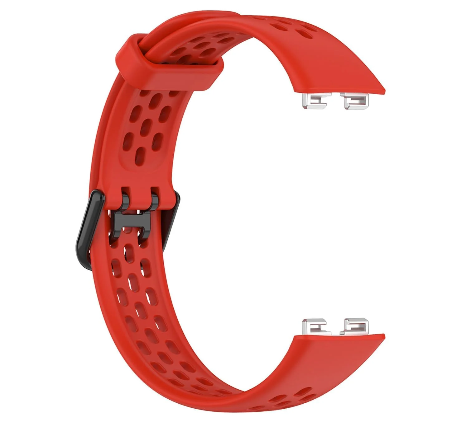 DL3 Mobilak Strap for HUAWEI Band 8 Replacement Band, Silicone Belt, Soft, Waterproof, Sweatproof, Easy to Put on and Take Off, HUAWEI Band 8 Replacement Strap, Sport Band - Red