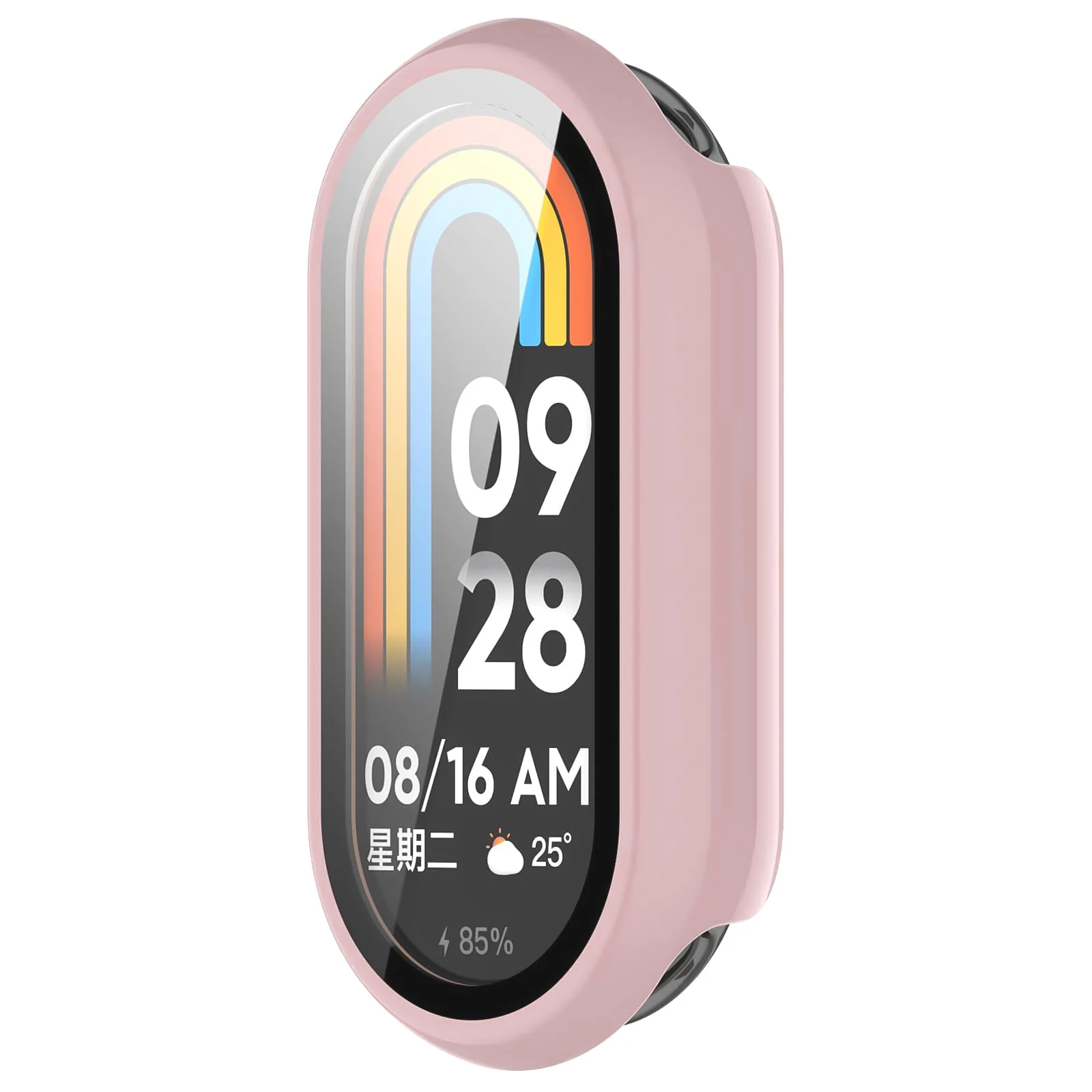 DL3 Mobilak PC Protective Case for Xiaomi Smart Band 10 with Shockproof Design - Pink