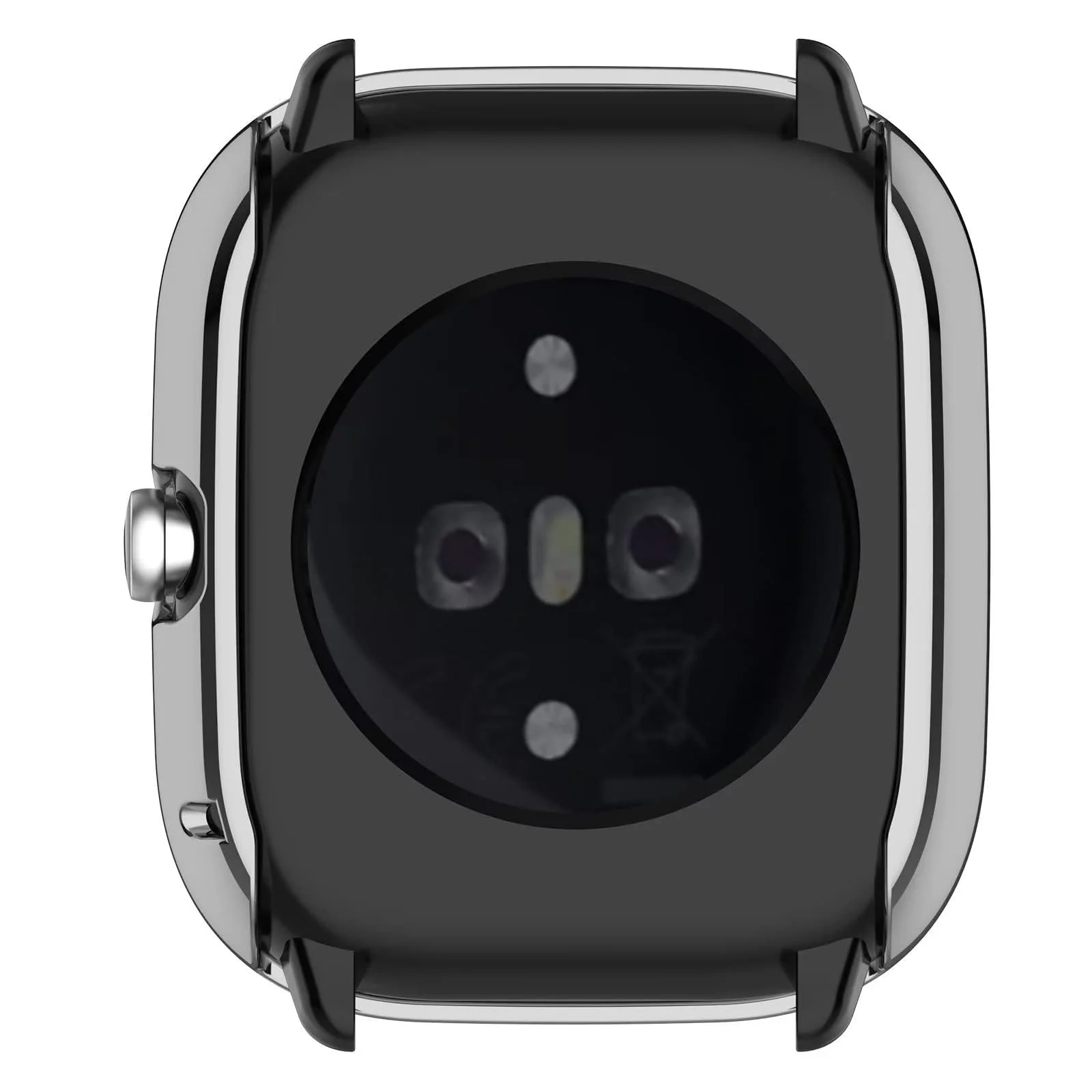 DL3 Mobilak Case Compatible with Amazfit GTS 4 Mini (Not for GTS4) Case All-Around Screen Protector Watch Soft TPU Shockproof Cover Slim Guard Thin Bumper Shell Protector - Silver
