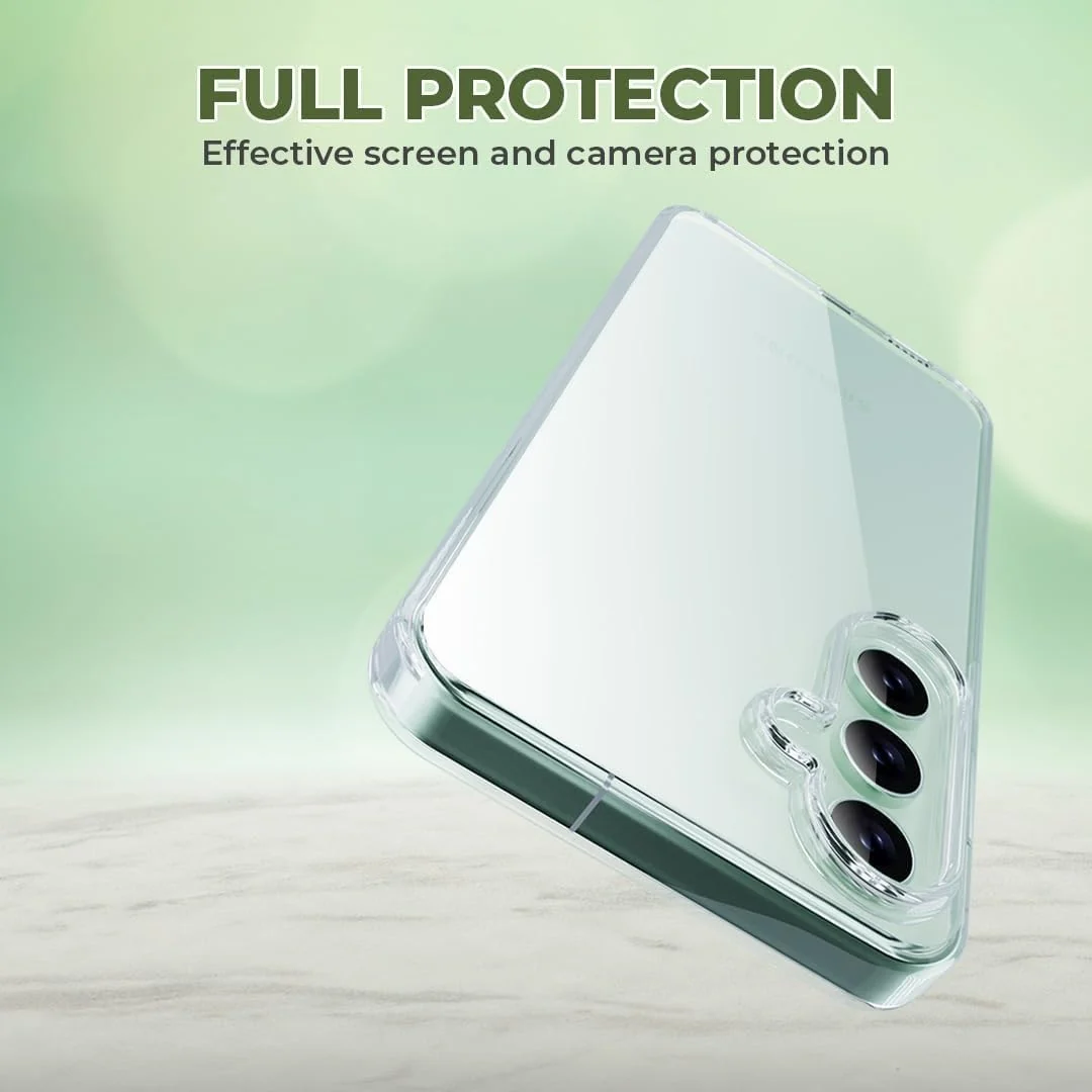 DL3 Mobilak Case Compatible with Samsung Galaxy S25 5G / Samsung S24 Case Crystal Soft TPU Gel Case Flexible Silicone Anti-Scratch TPU Cover - Clear