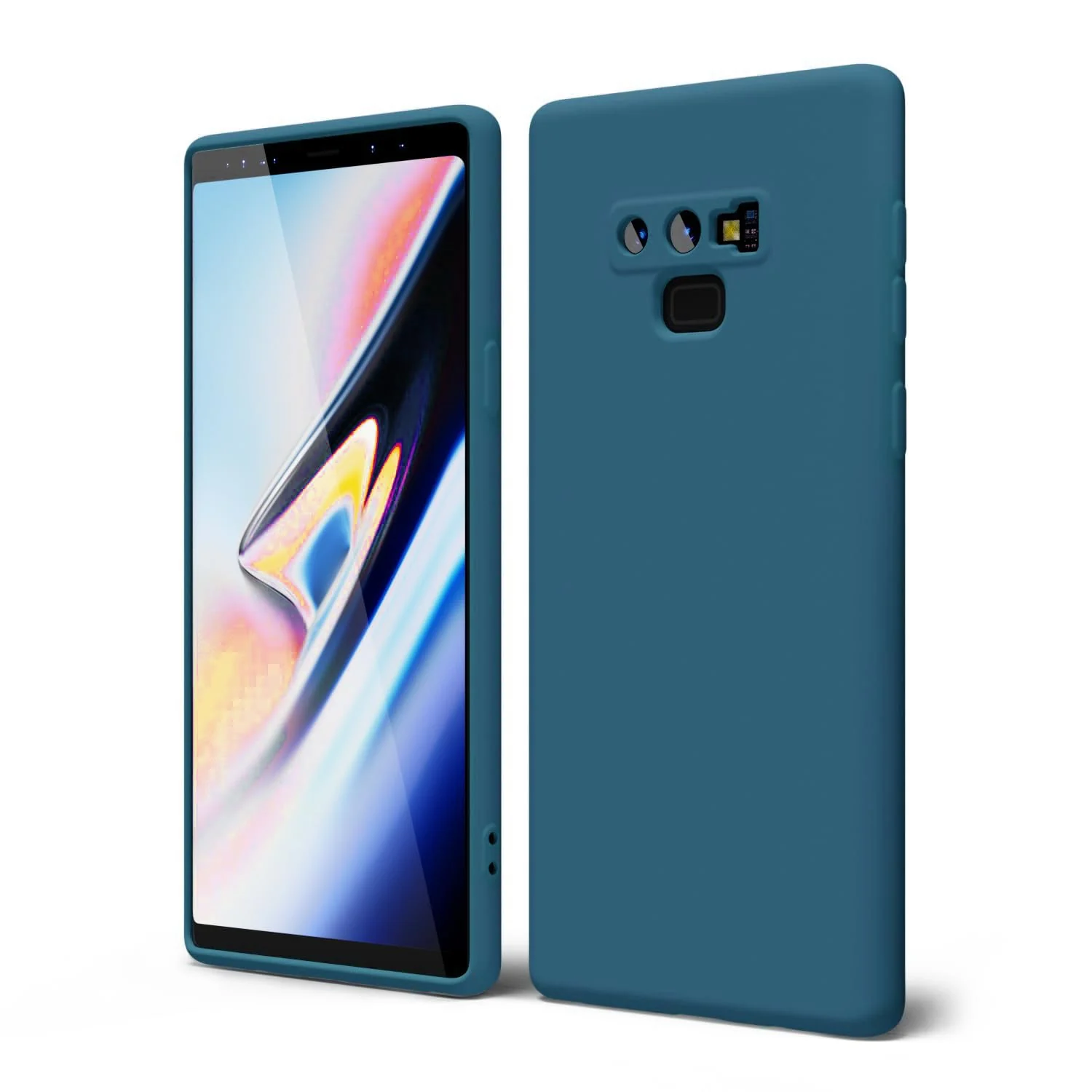 DL3 Mobilak Liquid Silicone Protective Case for vivo V27e / vivo S16e with Microfiber Lining and Shockproof Design - Blue