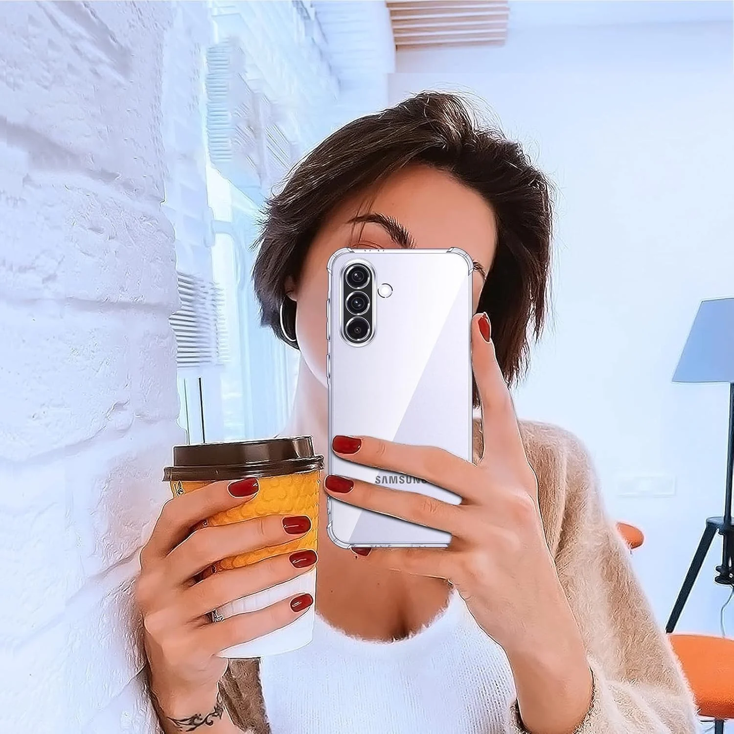DL3 Mobilak Clear TPU Case for Samsung Galaxy A36 5G, Camera protection, Shock-absorbing protection, Scratch-resistant surface - Clear