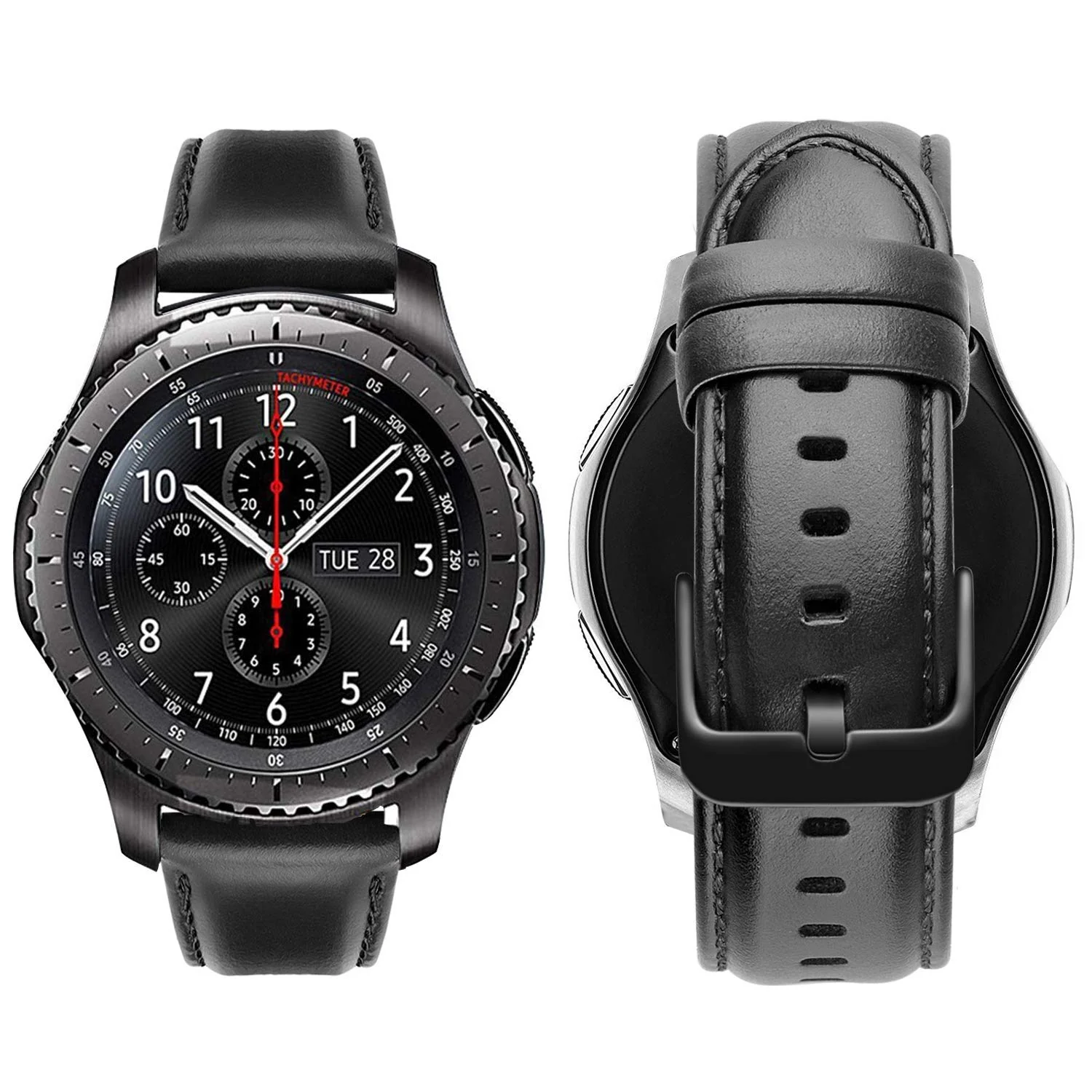 Dl3 Mobilak Leather Band 20MM Strap For Samsung Gear Sport/Watch 7/6/5/4/5 Pro 45MM/S2 classic/active 2 40MM 44MM/Amaz fit GTS 2/2e/GTS 3/3 Pro/GTS 4/GTS 2 Mini/3 Mini/4 Mini/Bip 3 Pro (Petrol)