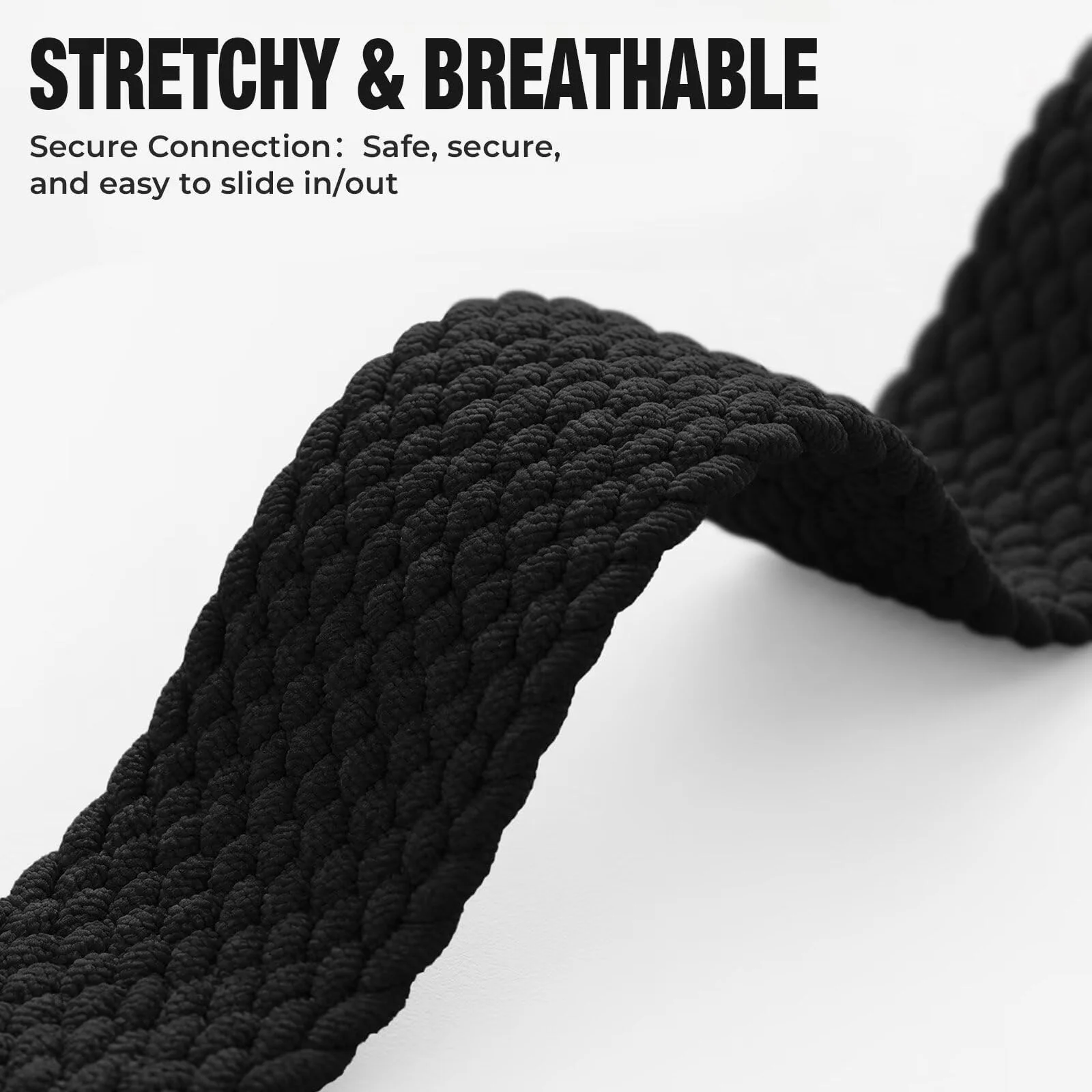 DL3 Mobilak Stretchy Nylon Solo Loop Strap Compatible with Apple Watch Band 49mm 45mm 46mm 44mm 42mm for Women Men, Sport Breathable Braided Wristband for iWatch Series 11 10 9 8 7 6 5 4 SE Ultra 3 2 1 - Cherry
