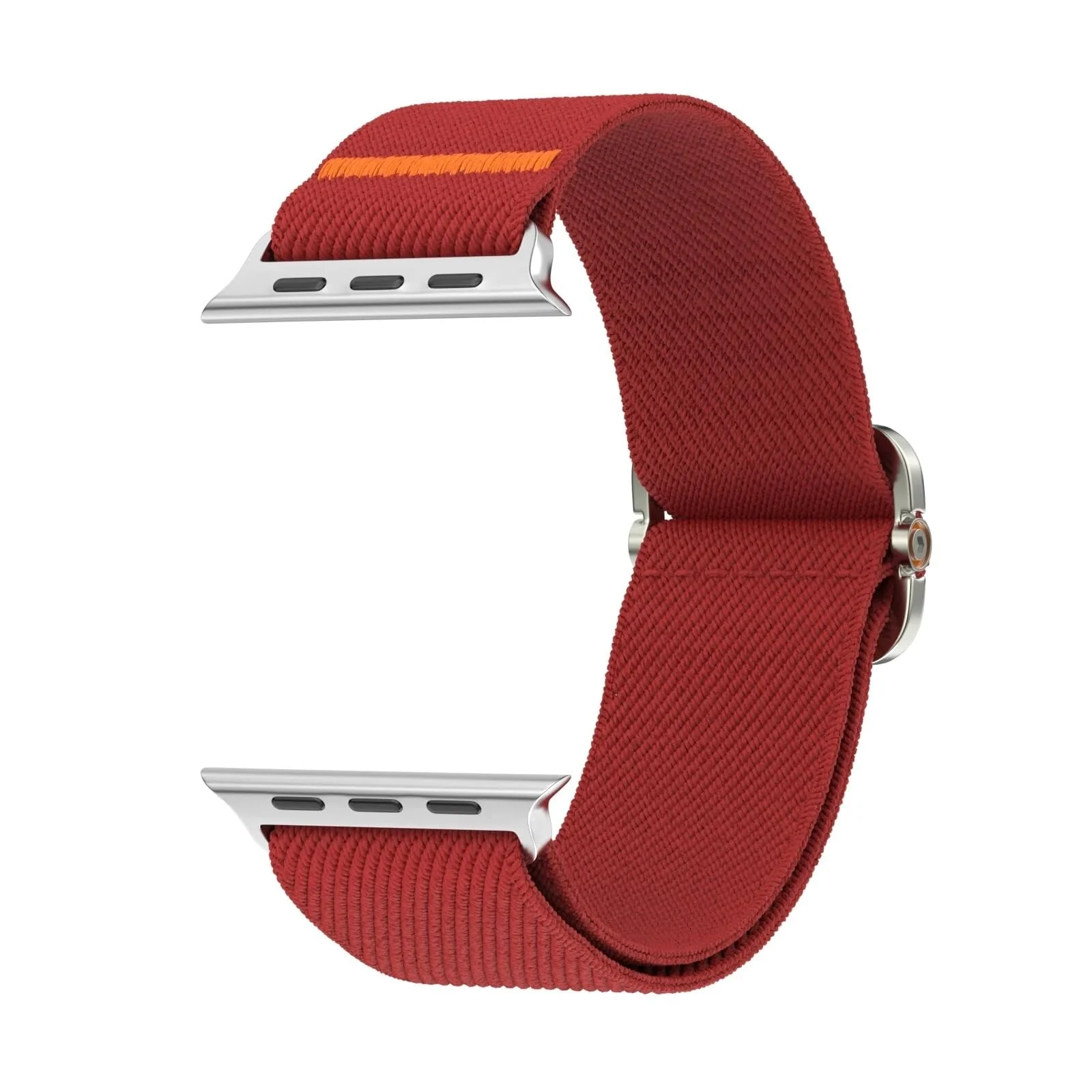 DL3 Mobilak Strap Compatible with Apple Watch Ultra/Ultra 2 Strap 49mm 46mm 45mm 44mm 42mm, Nylon Sport Band for iWatch Ultra SE Series 10 9 8 7 6 5 4 3 2 1, Men - Rose Red
