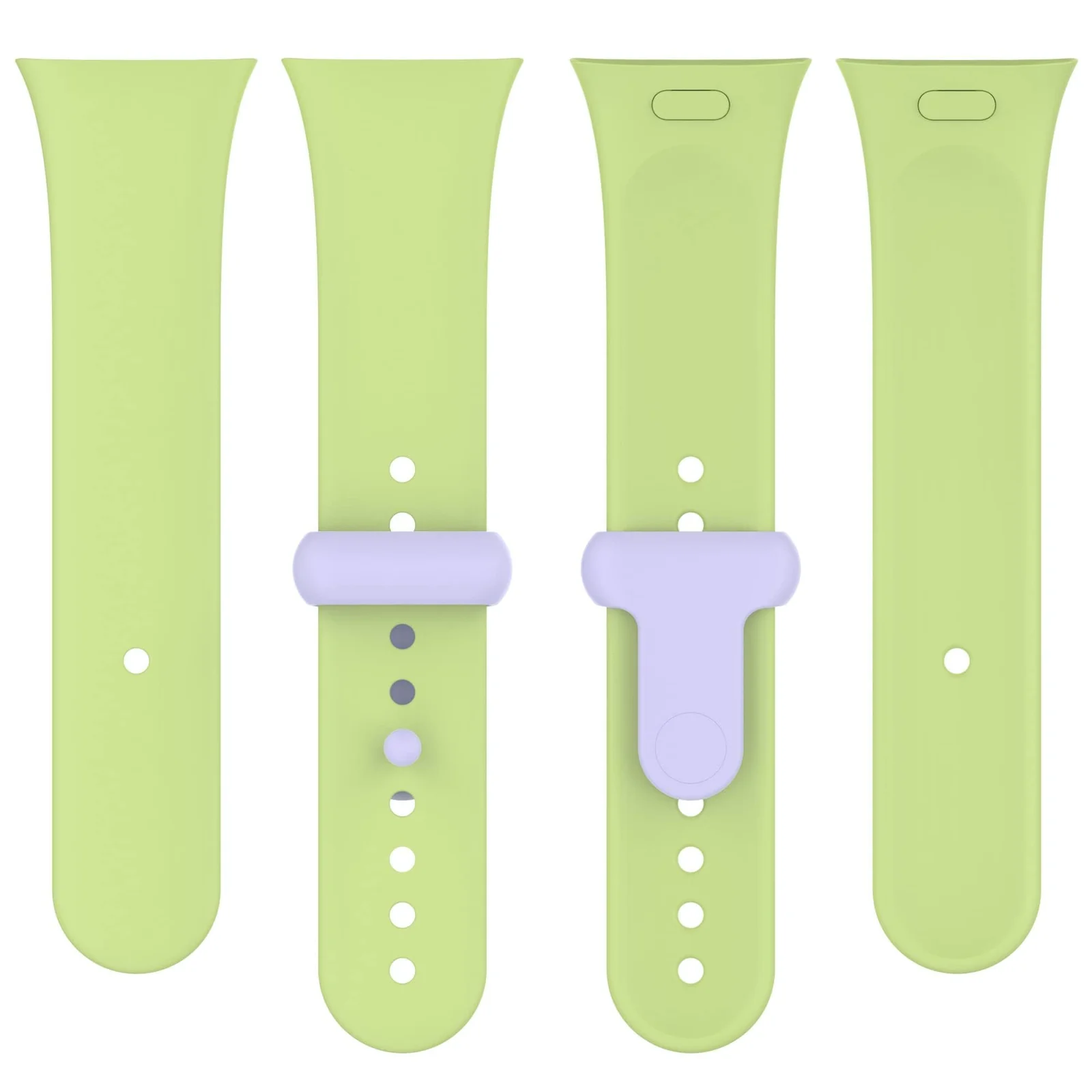 DL3 Mobilak Strap for Xiaomi Redmi Watch 3 Only, Soft Silicone Watch Band with Secure Buckle, Sport Replacement Wristband Bracelet Strap for Men & Women - Lime Green