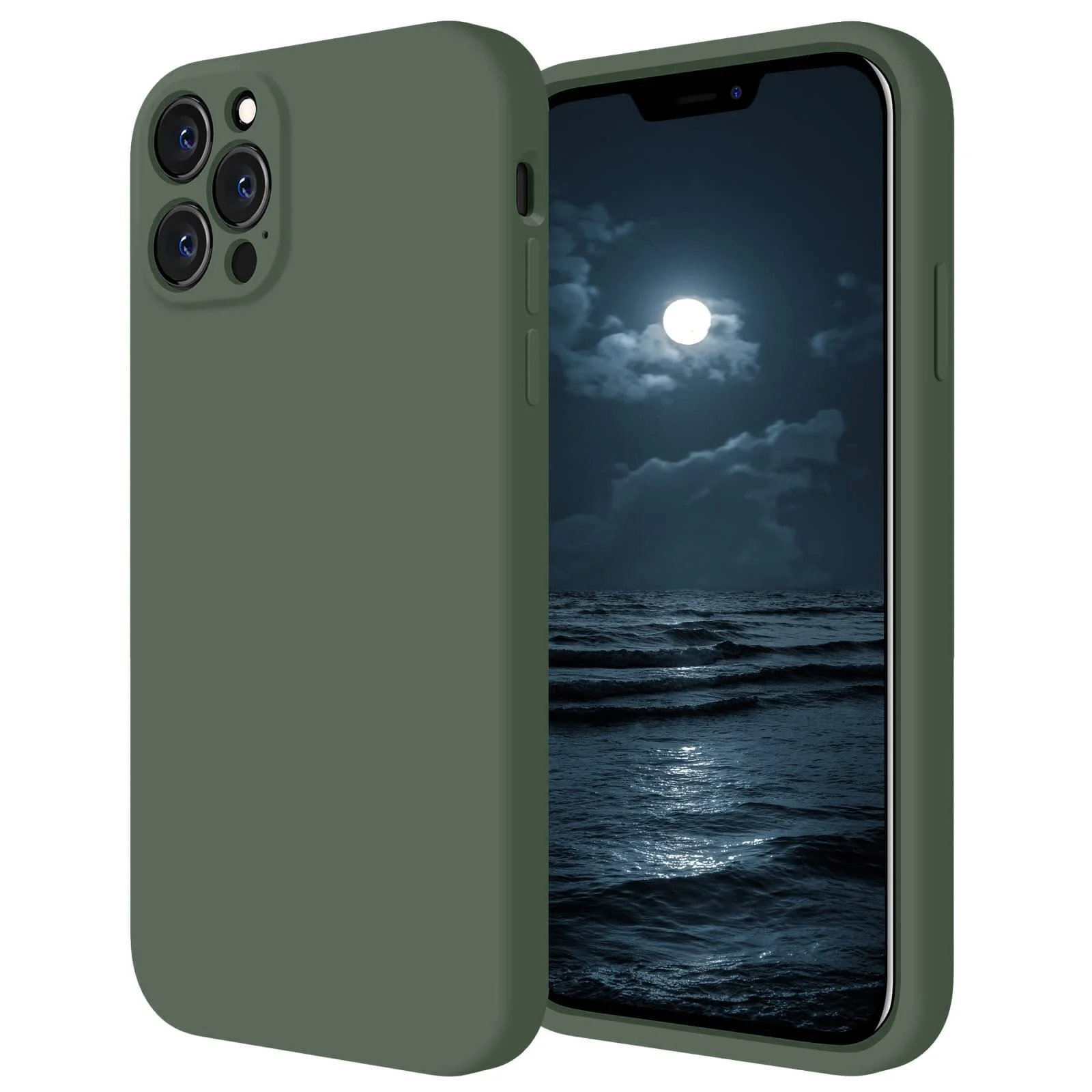 Dl3 Mobilak Liquid Silicone Case for iPhone 11 Pro Max, [Camera Protection] [Anti Fingerprint] [Wireless Charging] 4 Layer Phone Case Protective Cover, Built-in Microfiber Cover, 6.5 Inch (Wine Red)
