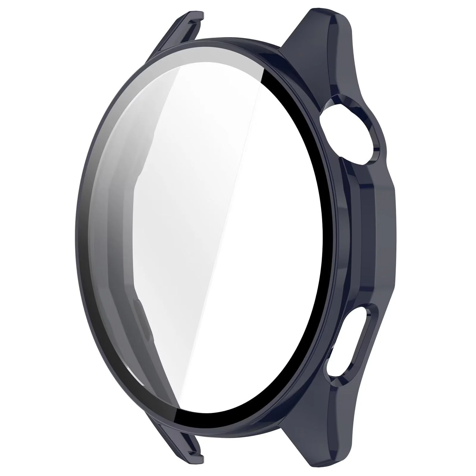 DL3 MOBILAK Full-Coverage Watch Case with Tempered Glass for Huawei Watch GT 7 46 mm / GT 6 46 mm, Blue