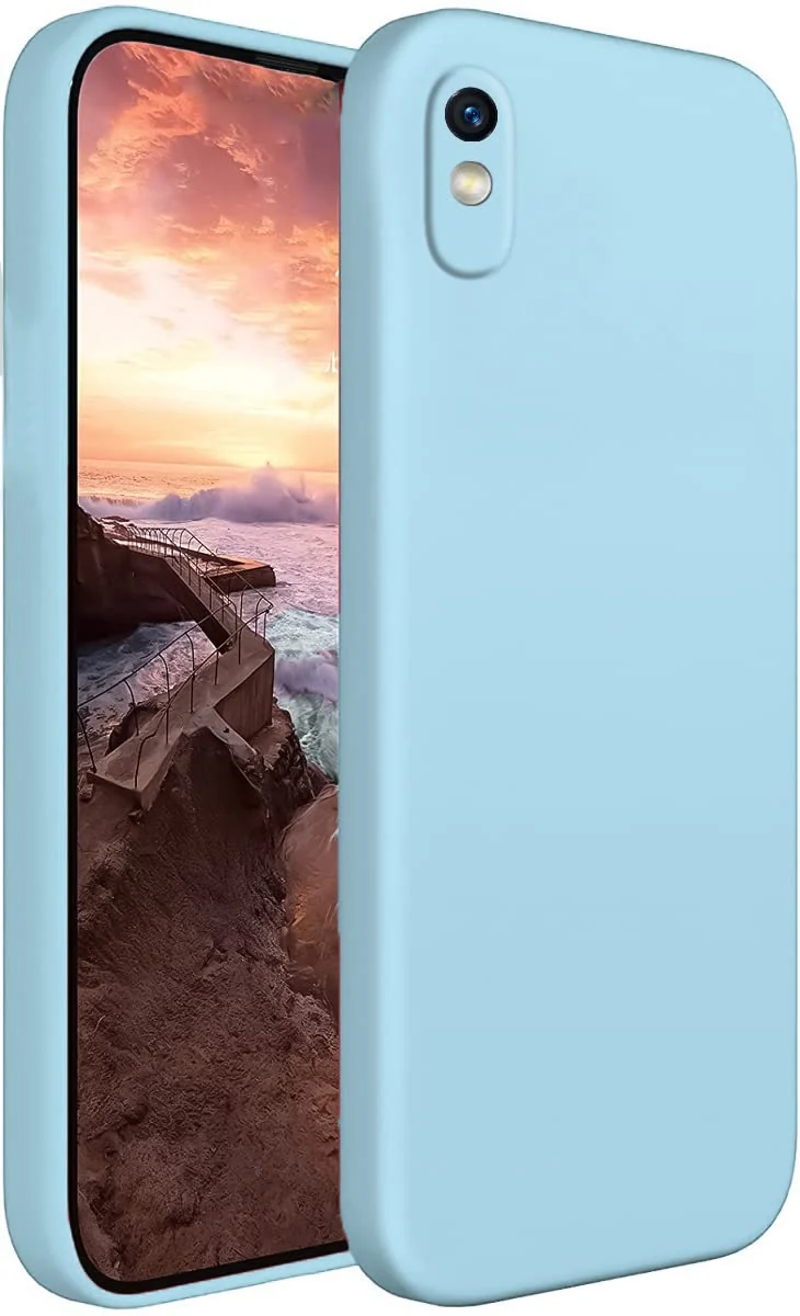 Dl3 Mobilak Xiaomi Redmi 9A Case,Soft Flexible Silicone Gel Rubber Bumper Cover,Slim Fit Full Body Shockproof Protective Phone Case (Green)