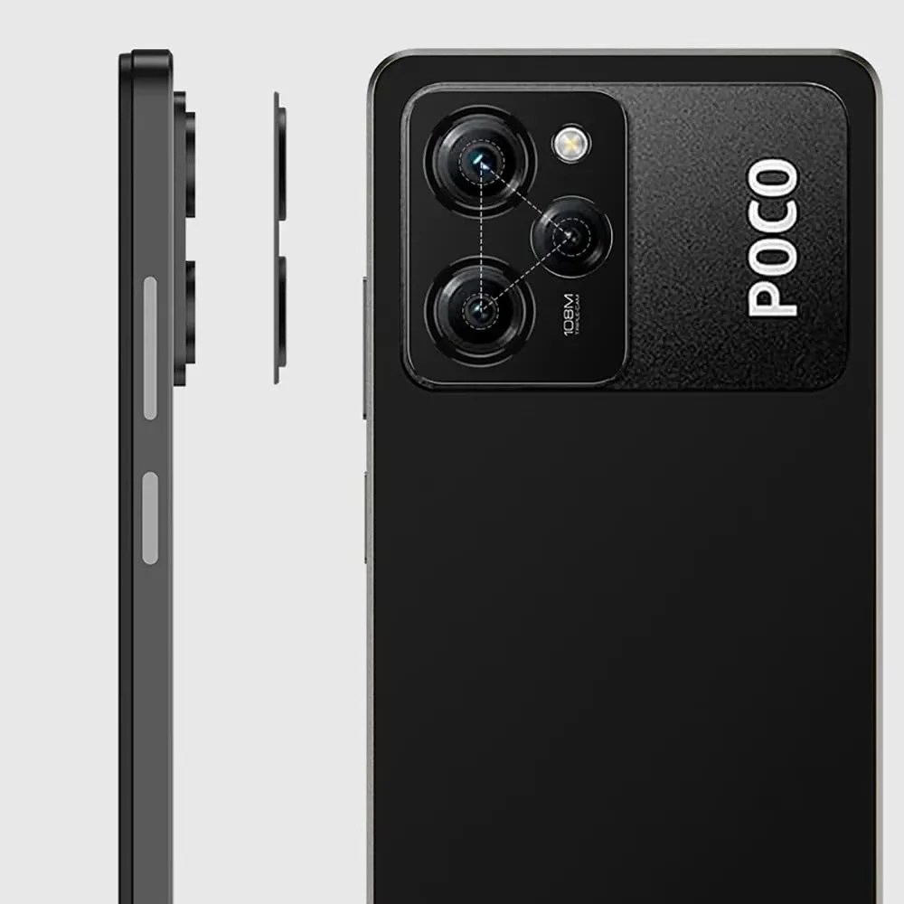 DL3 Mobilak Xiaomi Poco X5 Pro 5G Camera Protector Tempered Glass Screen Protector HD [Full Coverage][Anti-Scratch] Drop Protection Ultra Clear/Thin Lens Protector Case - Black