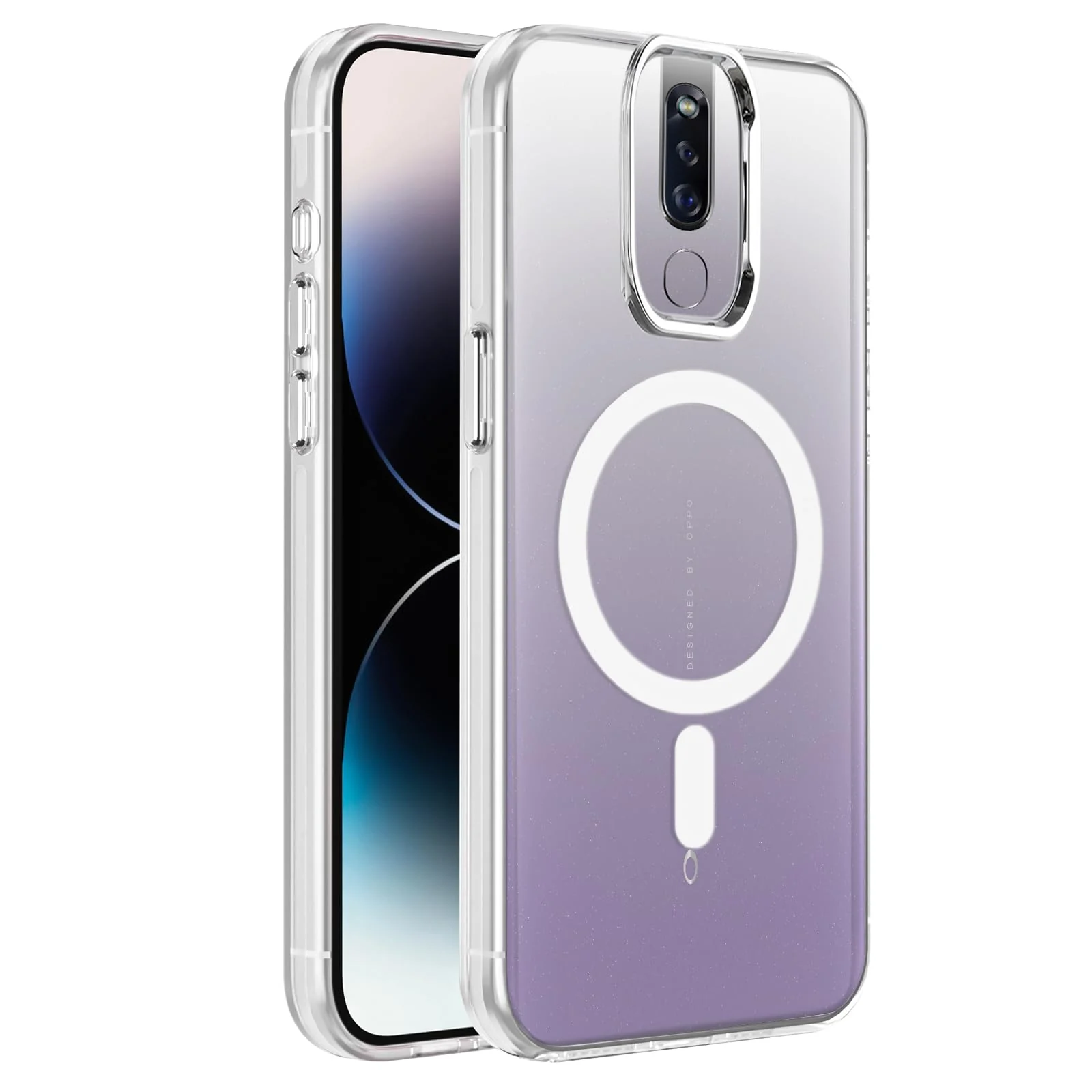 DL3 Mobilak Case For OPPO F11 Pro Case Crystal [Not Compatible with MagSafe] Soft TPU Gel Case Flexible Silicone Anti-Scratch TPU Cover - Clear