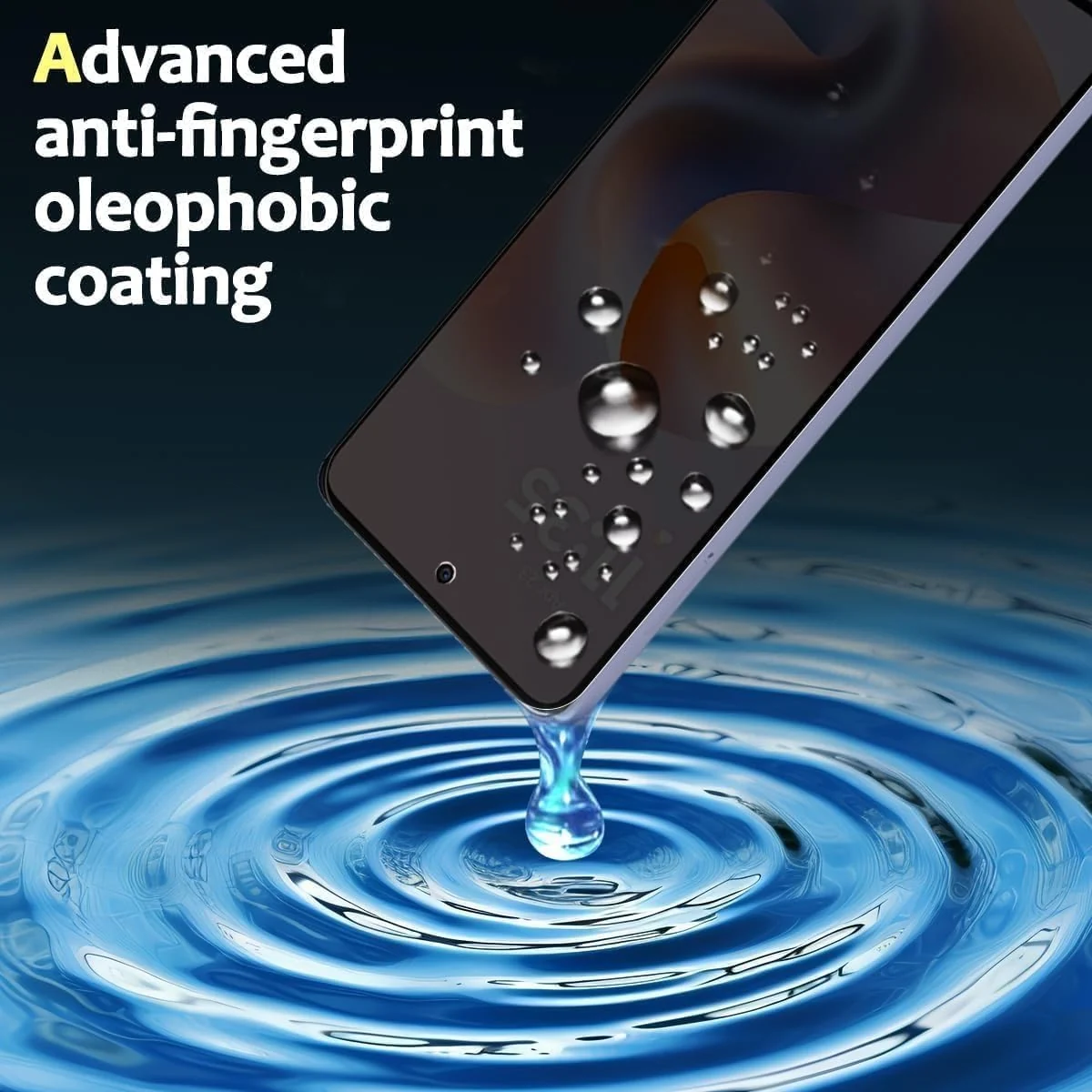 DL3 MOBILAK Privacy Infinix Note 50S 5G Screen Protector for Infinix UV Glass Fingerprint Reader Support Curved Anti-Spy Tempered Glass Screen Protector