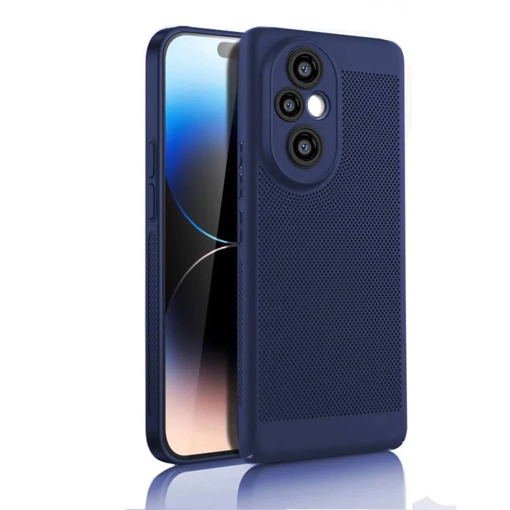 DL3 Mobilak PC Protective Case for Honor 200 Pro 5G with Camera Protection and Shockproof Design - Blue
