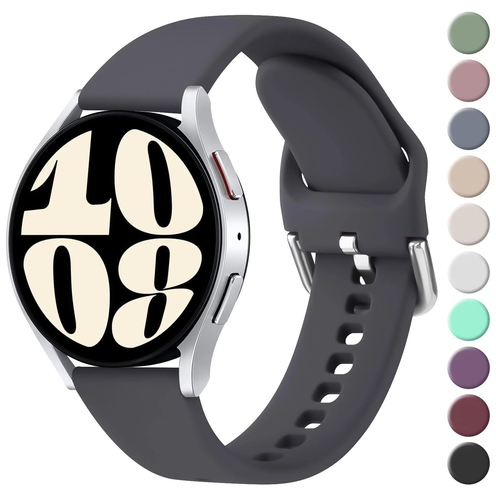 Samsung Galaxy Watch3 45MM / Galaxy 46MM / Gear S3 / Huawei Watch 3 / 4 / GT3 46MM / GT4 46MM / GT2E / GT2 Pro / GT GT2 46MM / Honor Magic Watch2 46MM — DL3 Mobilak Silicone Buckle Band 22MM Strap For Samsung Galaxy Watch3 45mm/Galaxy 46mm/Gear S3/For Huawei Watch 3/4/GT3 46MM/GT4 46MM/GT2E/GT2 Pro/GT GT2 46MM/Magic Watch2 46mm/Amazfit GTR 2/2e/3/4