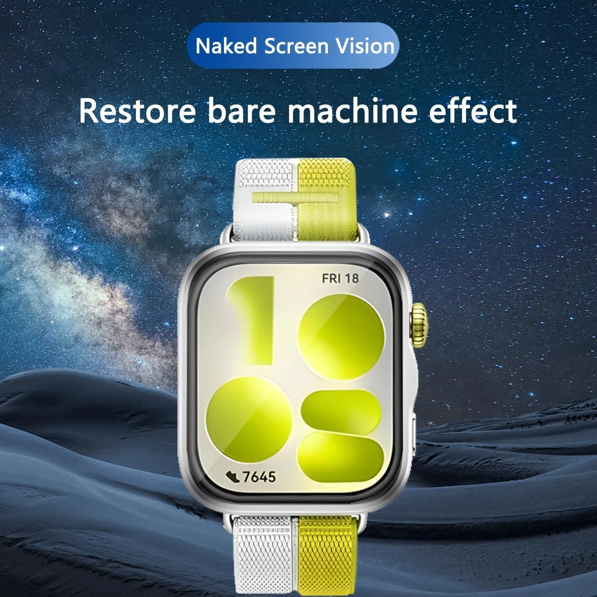 DL3 MOBILAK 3D Curved Soft Watch Screen Film for Huawei Watch Fit 5, Clear