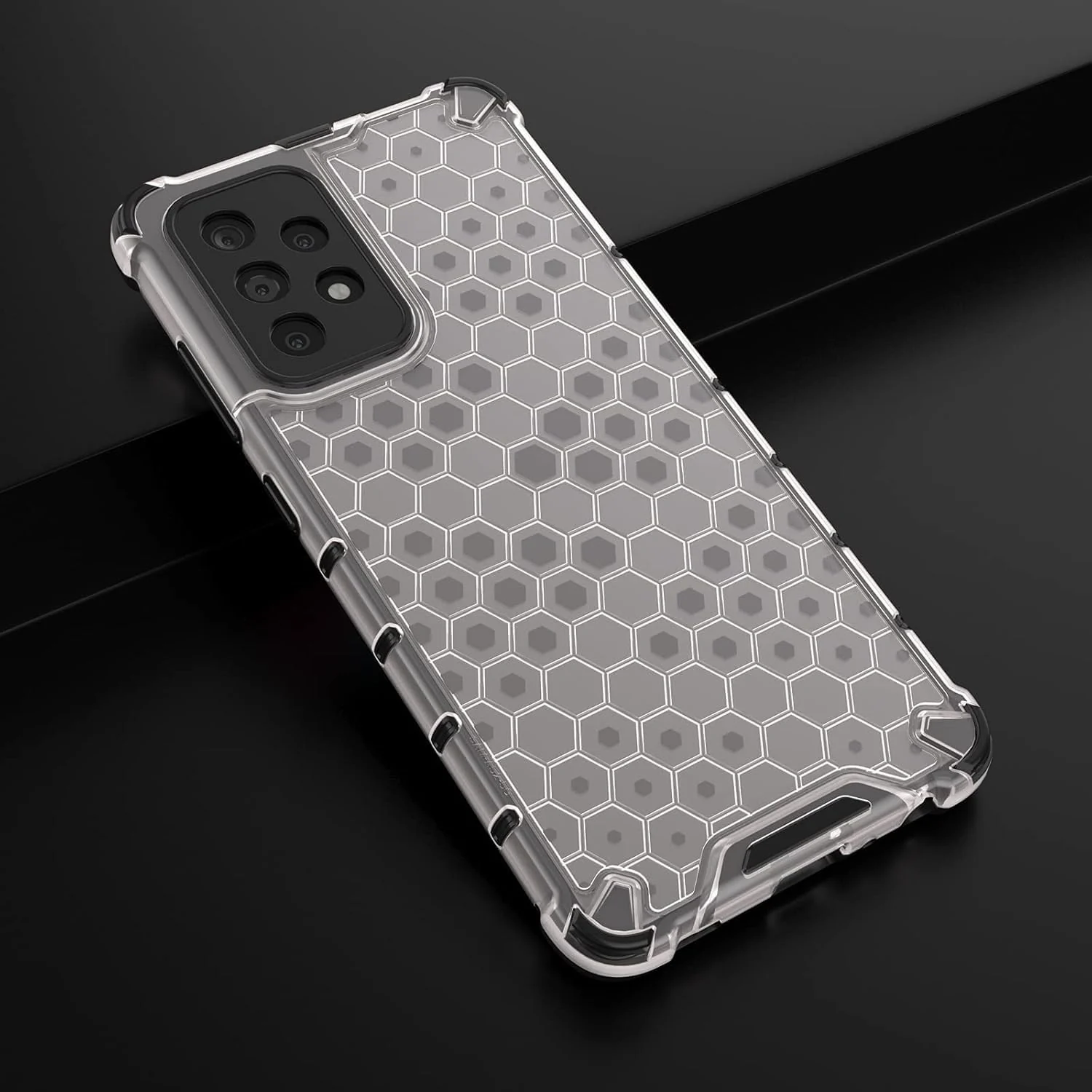 DL3 Mobilak Clear PC and TPU Protective Case for Samsung Galaxy A52S / A52 5G with Shockproof Design - Clear
