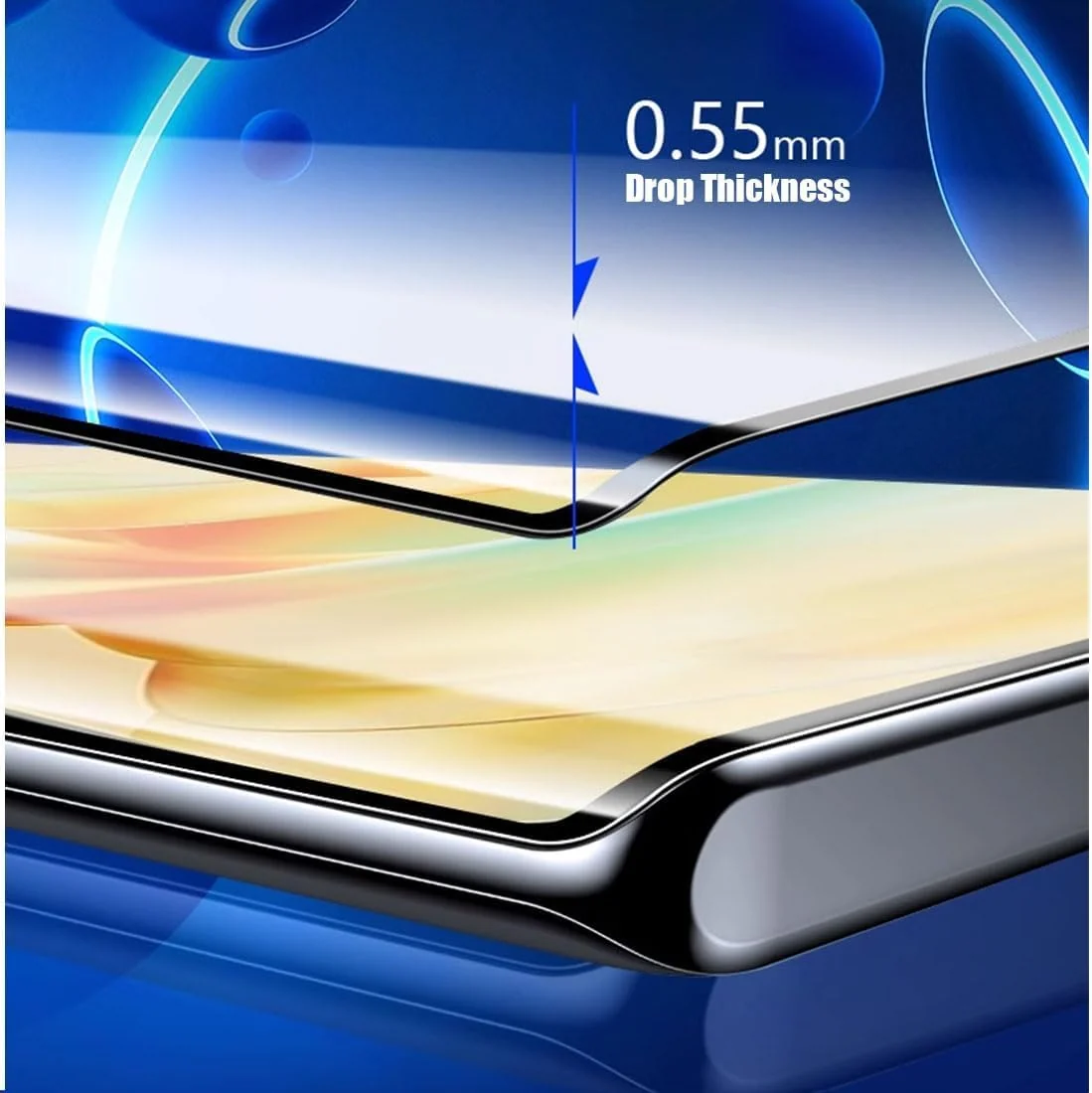 DL3 Mobilak Full Curved 5D Glass Screen Protector Full Glue For realme 11 Pro plus - Black