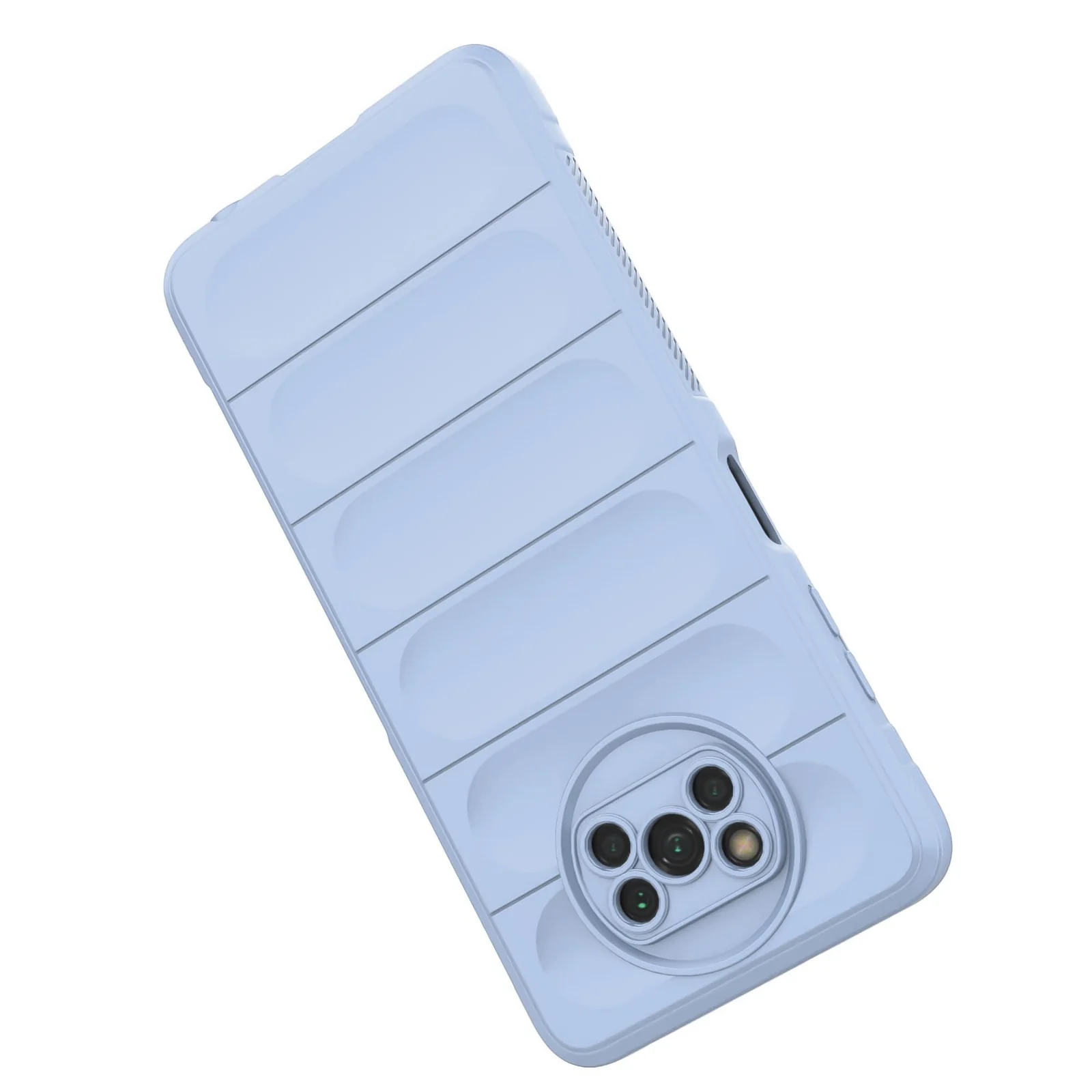 DL3 Mobilak Flexible Silicone and TPU Protective Case with Camera Protection for Xiaomi Poco X3 NFC / Poco X3 / Poco X3 Pro - Baby Blue