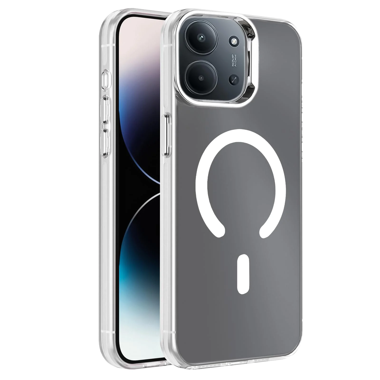 DL3 Mobilak Clear TPU Protective Case for Xiaomi Redmi 15C 4G / 5G with Shockproof Design - Clear