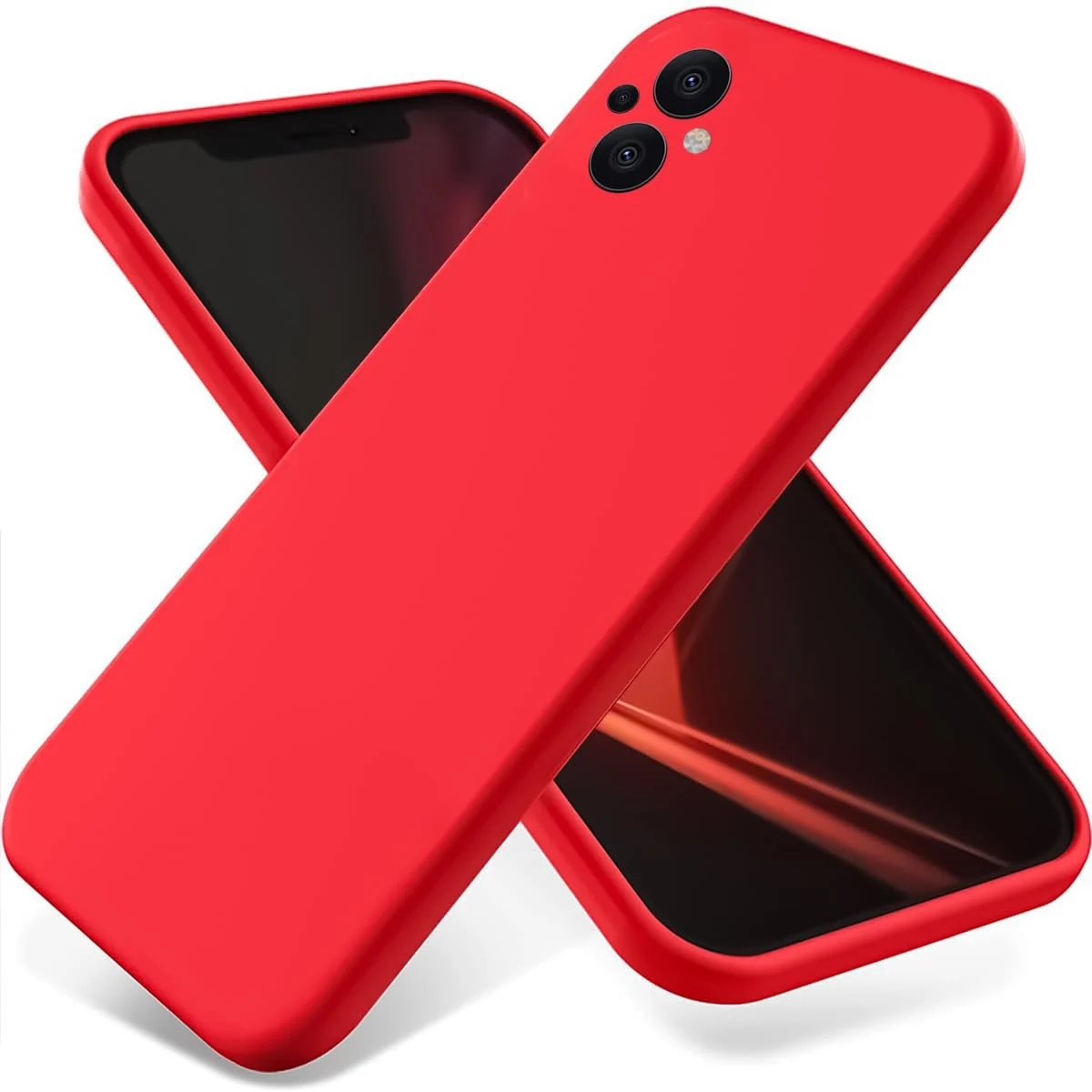 Dl3 Mobilak Reno 8 Lite 5G Case,Soft Flexible Silicone Gel Rubber Bumper Cover,Full Body Shockproof Protective Phone Case (Black)