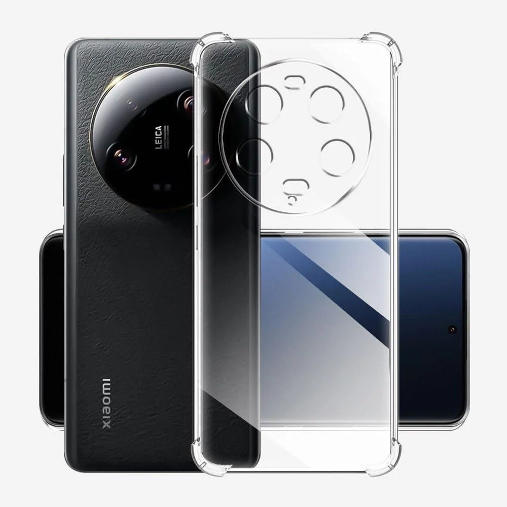 DL3 Mobilak Clear TPU Protective Case for Xiaomi Mi 13 Ultra with Camera Protection and Shockproof Design - Clear