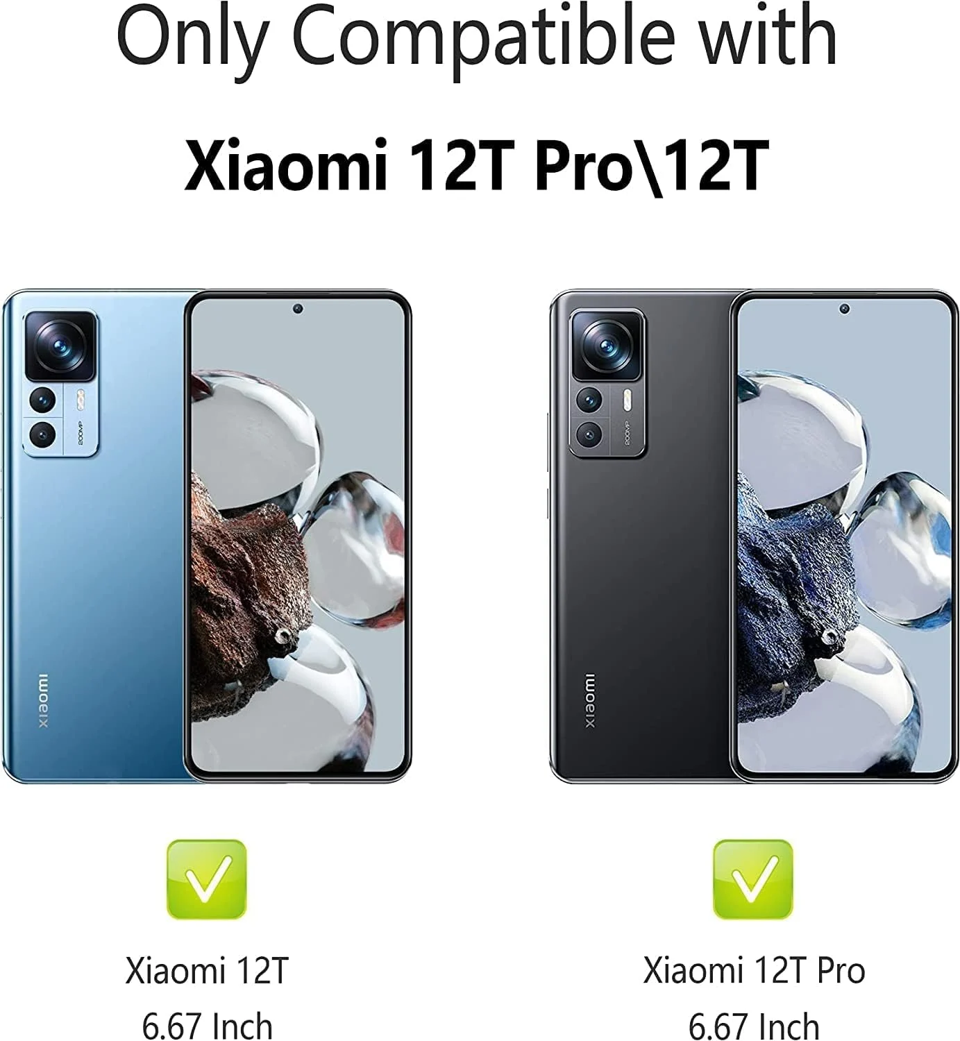 DL3 Mobilak Clear TPU Protective Case for Xiaomi Mi 12T - 12T Pro with Camera Protection and Shockproof Design - Clear