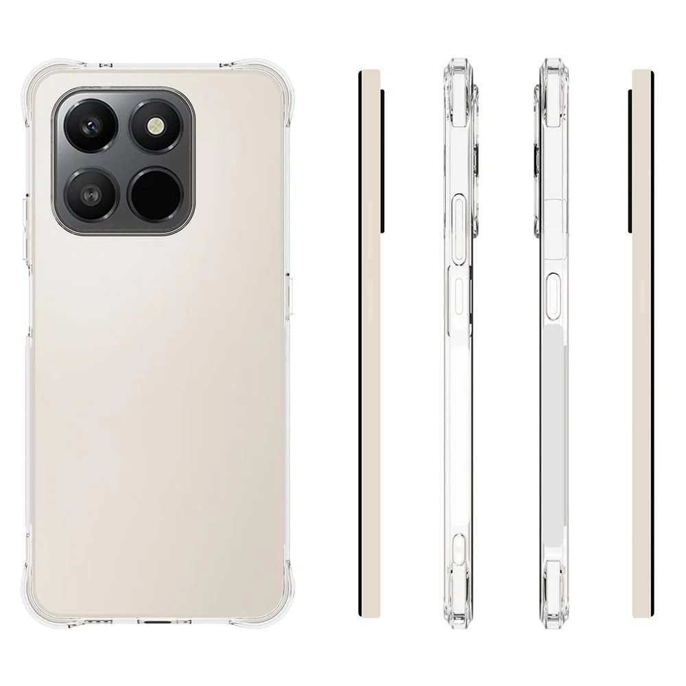 DL3 Mobilak Clear TPU Protective Case for Honor X7D with Camera Protection and Shockproof Design - Clear