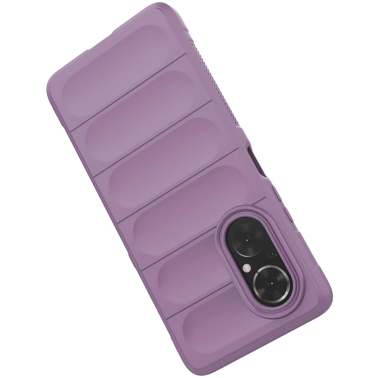 DL3 Mobilak Flexible Silicone and TPU Protective Case with Camera Protection for Huawei Nova 9 SE / Honor 50 SE - Purple