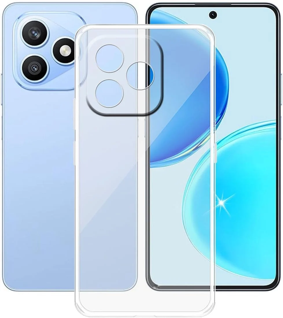 Mobigon Case Compatible with Honor X8D, Case Crystal Soft TPU Gel Case Flexible Silicone Anti-Scratch Camera Protection TPU Cover - Clear