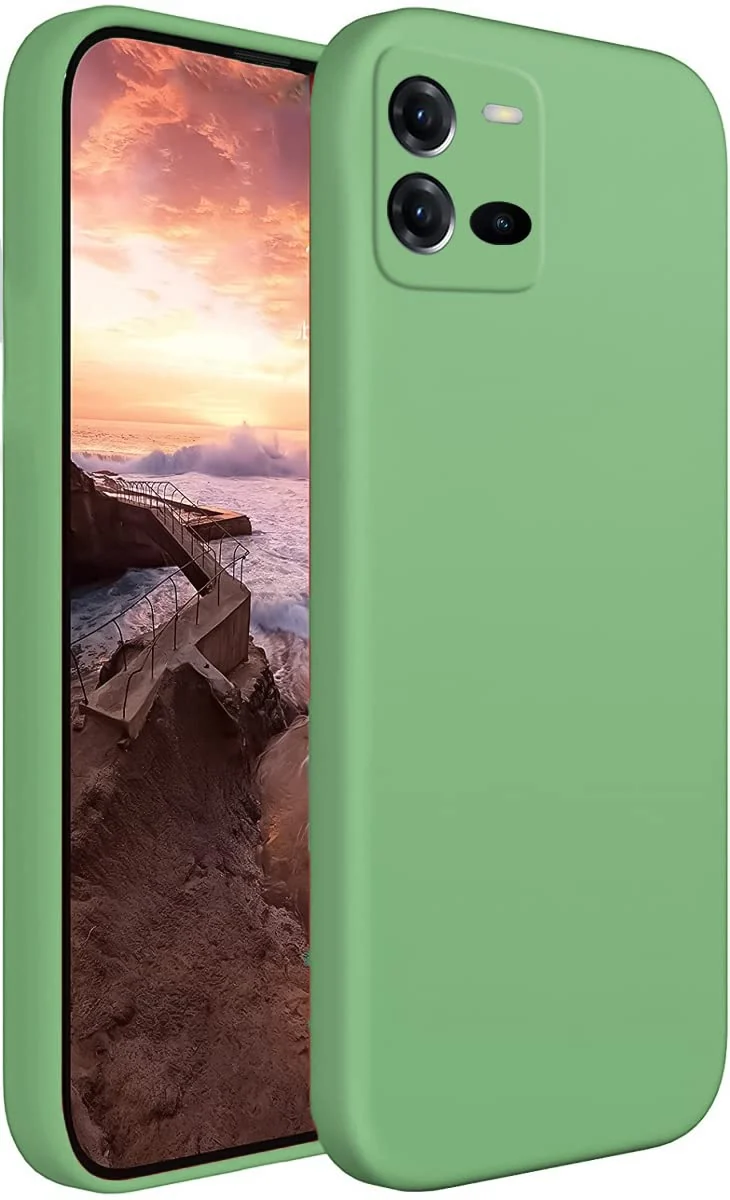 Dl3 Mobilak vivo V25 5G Case,Soft Flexible Silicone Gel Rubber Bumper Cover,Slim Fit Full Body Shockproof Protective Phone Case (Laveder)