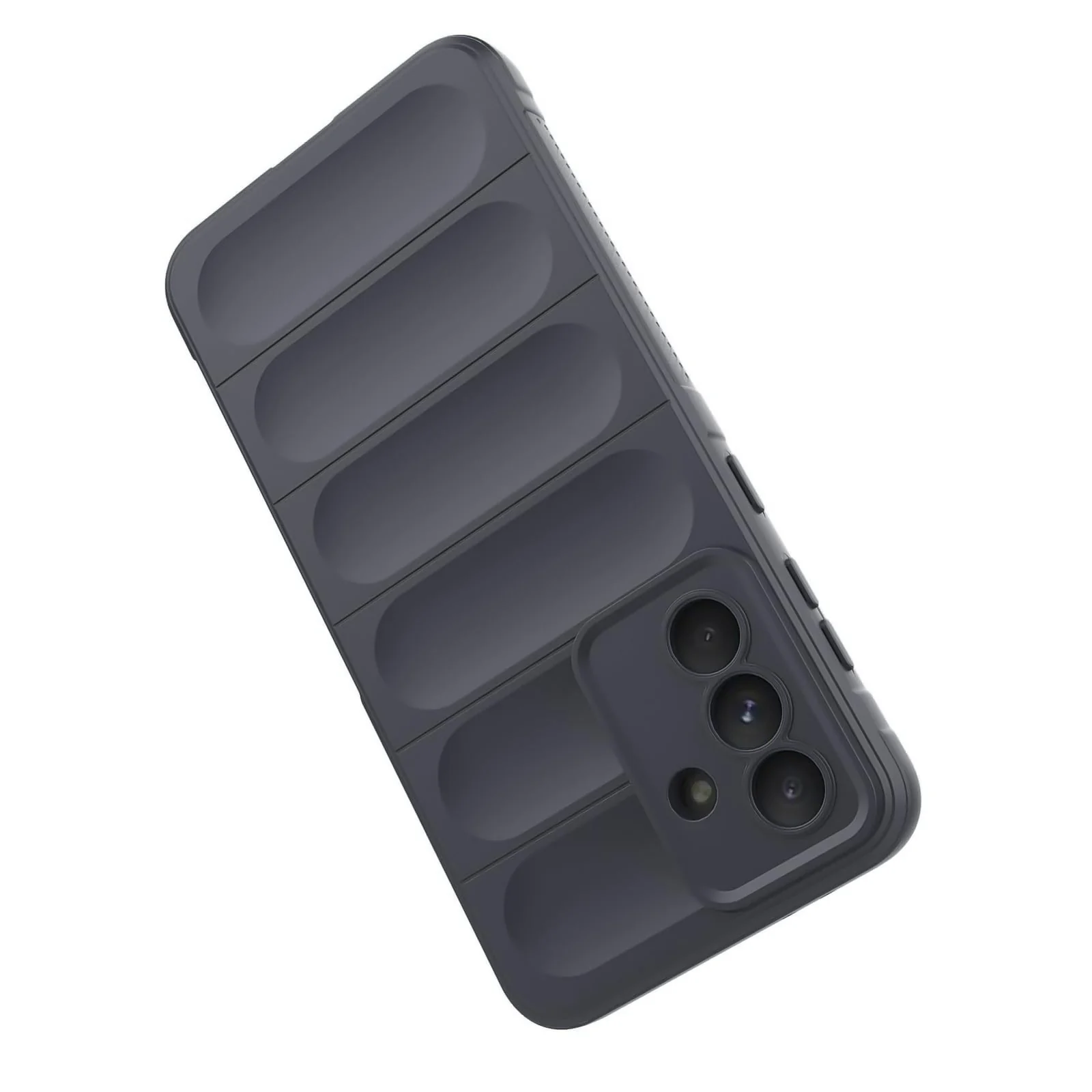 DL3 Mobilak Soft Silicone Protective Case for Samsung Galaxy A36 / Samsung Galaxy A56 with Camera Protection - Dark Gray