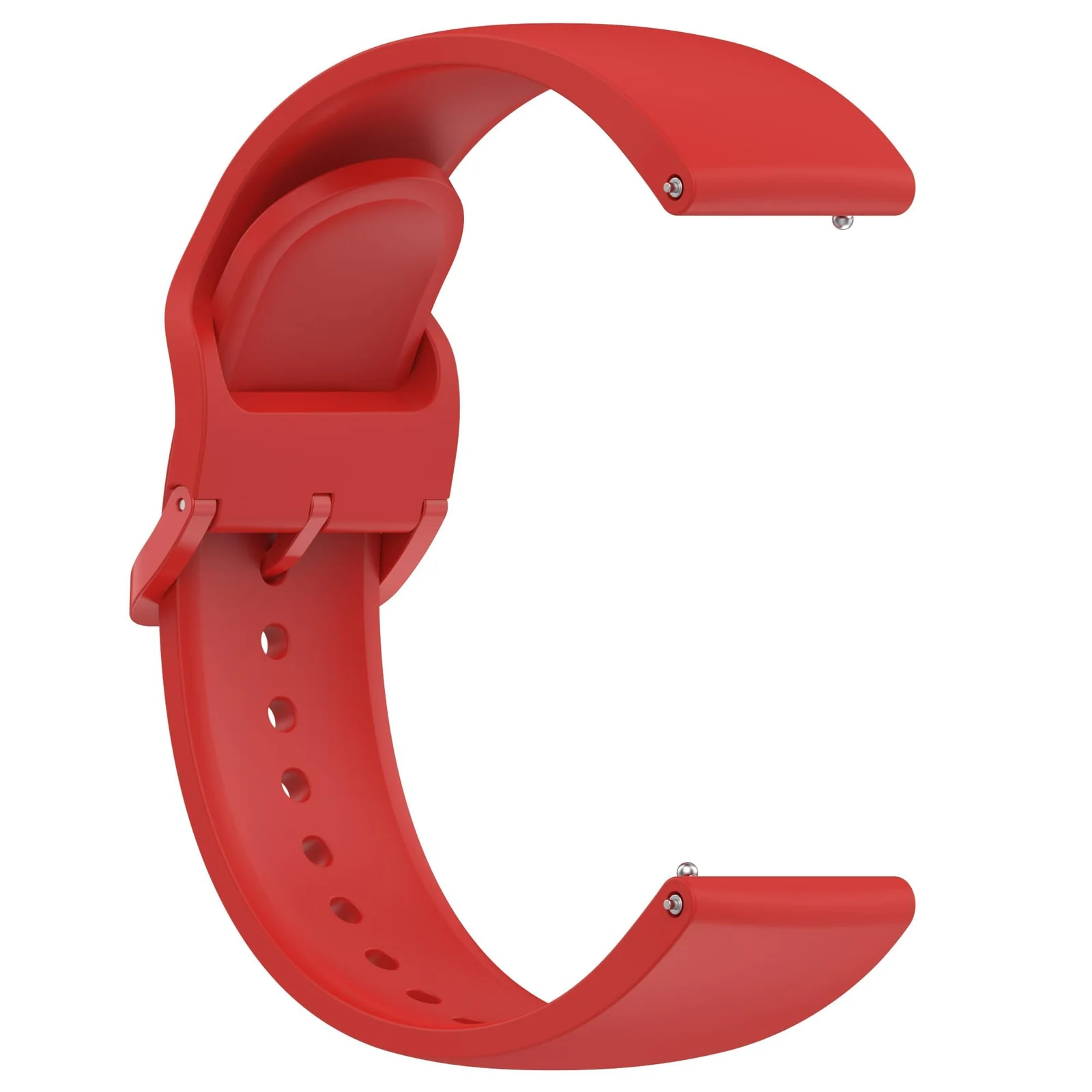 DL3 Mobilak Straps Compatible with Xiaomi Redmi Watch 5 Active/Redmi Watch 5 Lite Bracelet, 22mm Soft Silicone Replacement Band Sports Strap Wristbands [Wear-resistant] [breathable] - Red