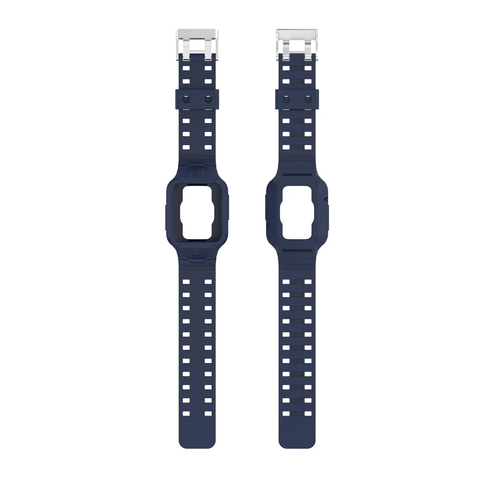 DL3 MOBILAK Replacement Wrist Band Compatible with Xiaomi Redmi Watch 2 Lite/Mi Watch Lite/Poco Watch/Redmi Watch 2/Horloge 2, Adjustable Soft Silicone TPU Wrist Strap with Cover - Blue