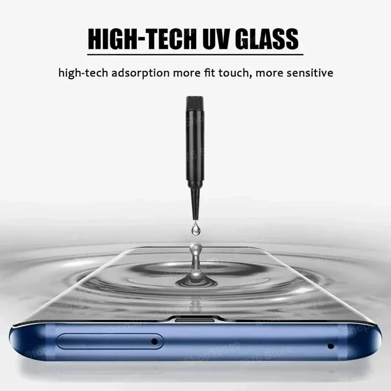 DL3 Mobilak Full Glass Screen Protector for realme 10 Pro Plus - UV Tempered Glass with Fingerprint Unlock - Clear