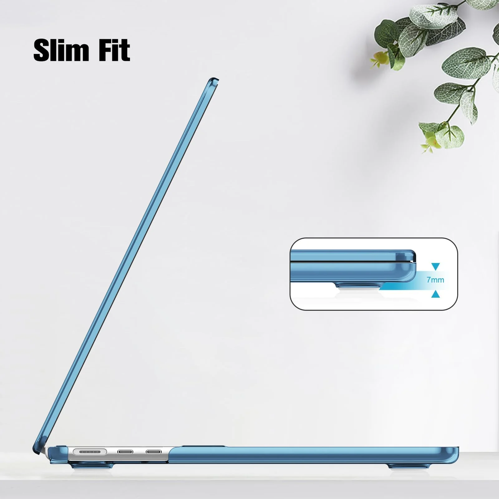 DL3 Mobilak Compatible with MacBook Pro 15 Case 2019 2018 2017 2016 Release A1990 A1707 with Touch Bar and Touch ID, Plastic Hard Case Shell Cover - Blue