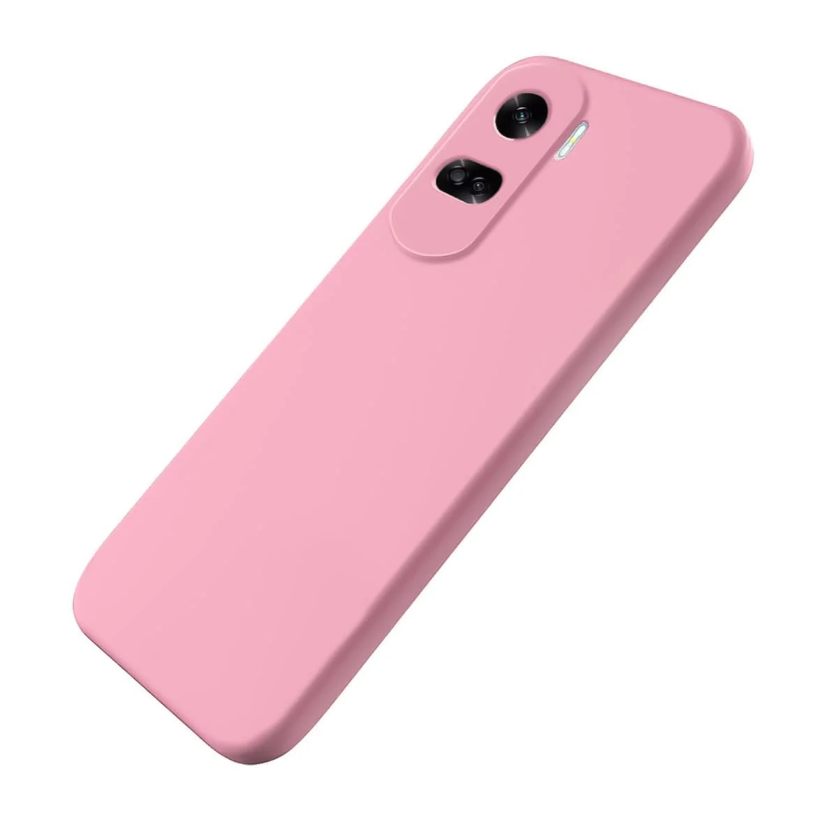 DL3 Mobilak Silicone Protective Case for Honor 90 Lite, Shock-absorbing protection, Scratch-resistant surface, Soft microfiber lining - Pink