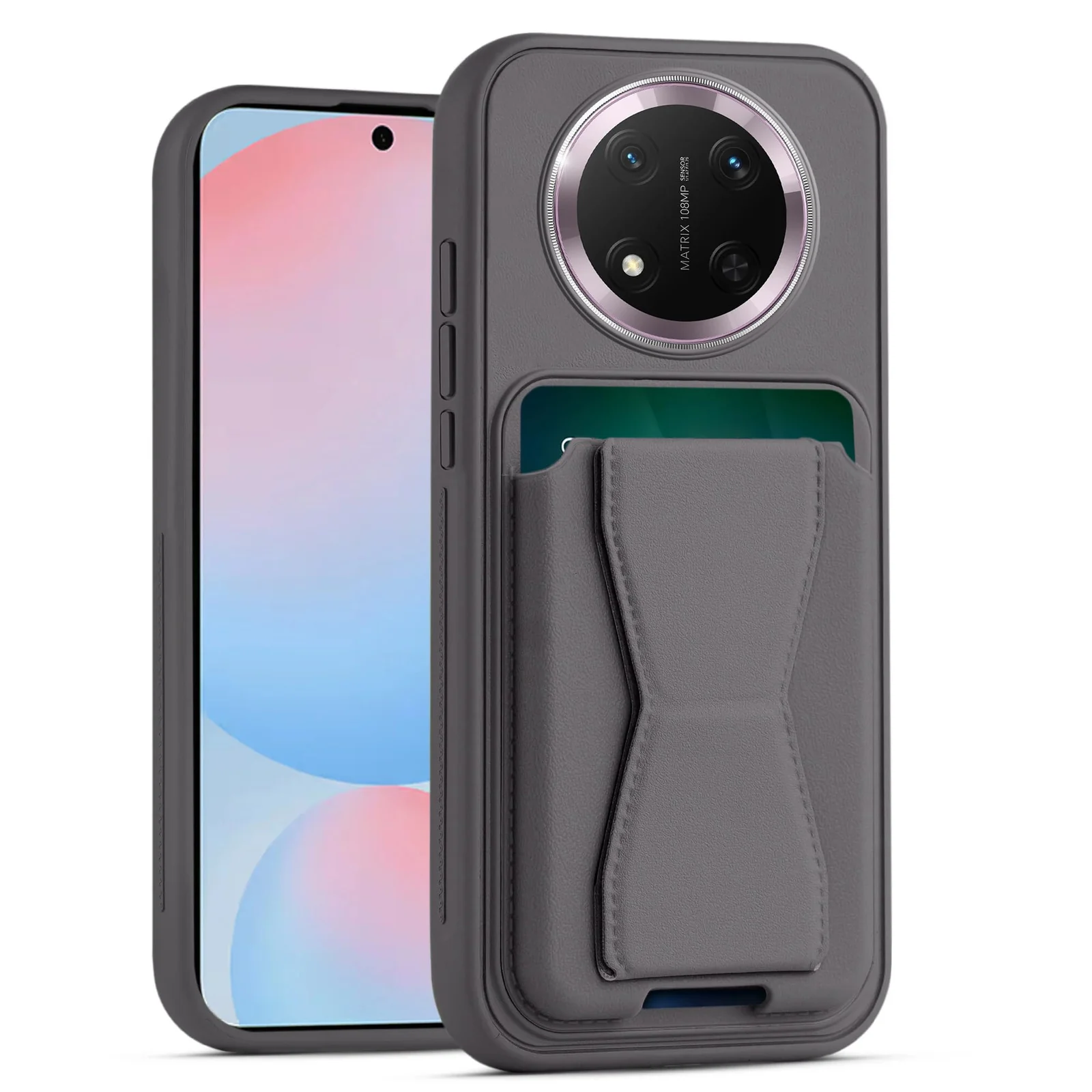 Honor X9C — DL3 Mobilak Leather Wallet Case Compatible with Honor X9C, Leather Back Cover With TPU Frame, Shockproof Protective Phone Case with Card Holder Stand