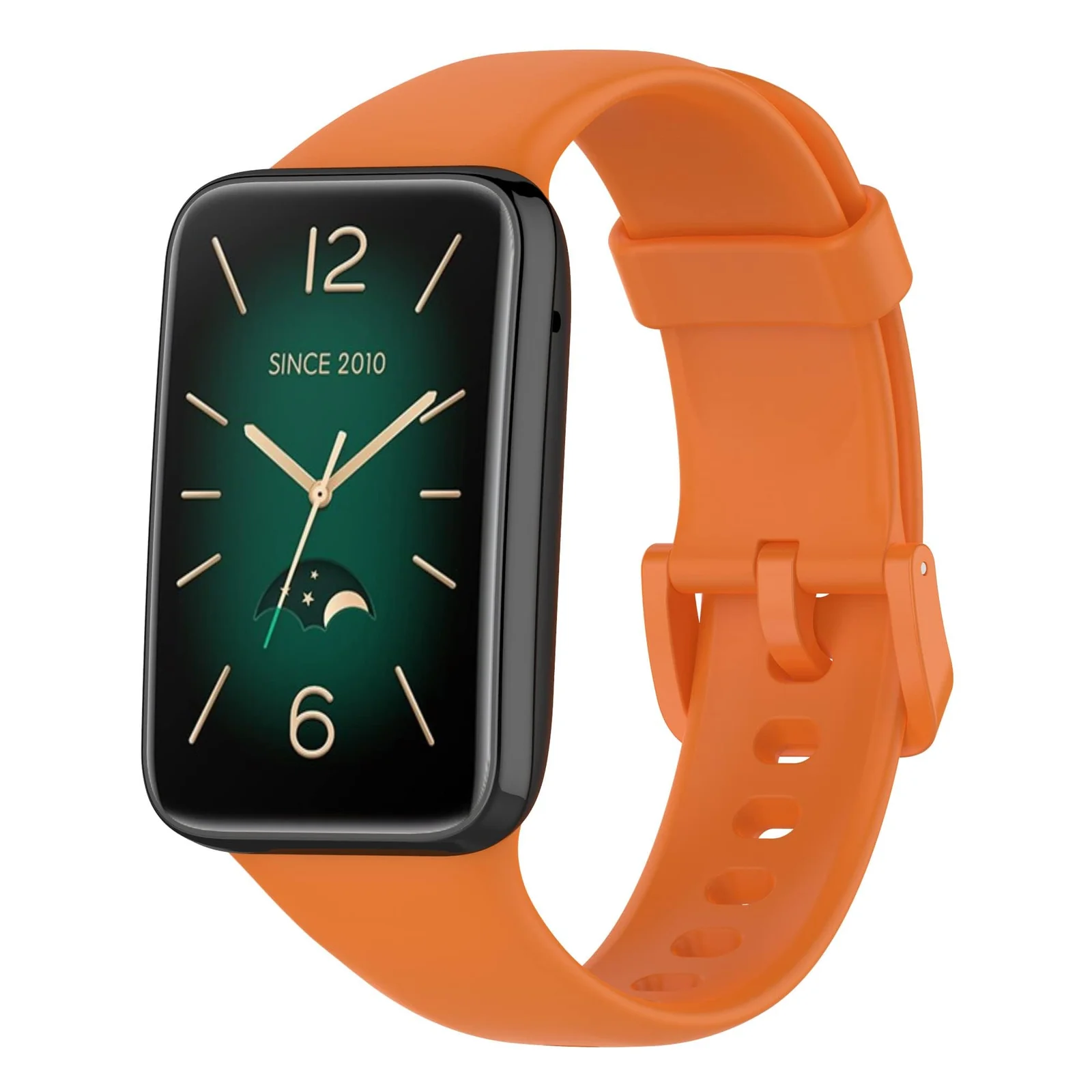 DL3 Mobilak Bands Compatible with Xiaomi Mi Band 7 Pro Watch Replacement Soft Durable Colourful Silicone Watch Band Sports Strap Wristband for Mi Band 7 Pro Smartwatch Accessories - Orange