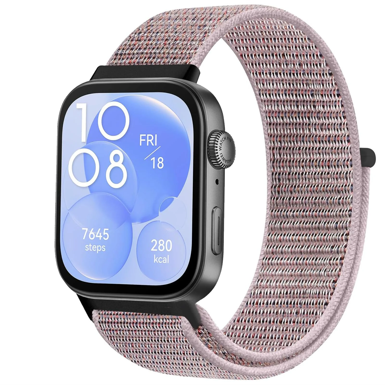 DL3 MOBILAK Elastic Nylon Watch Strap for Huawei Watch Fit 3 / Fit 4 / Fit 4 Pro / Fit 5 / Fit 5 Pro