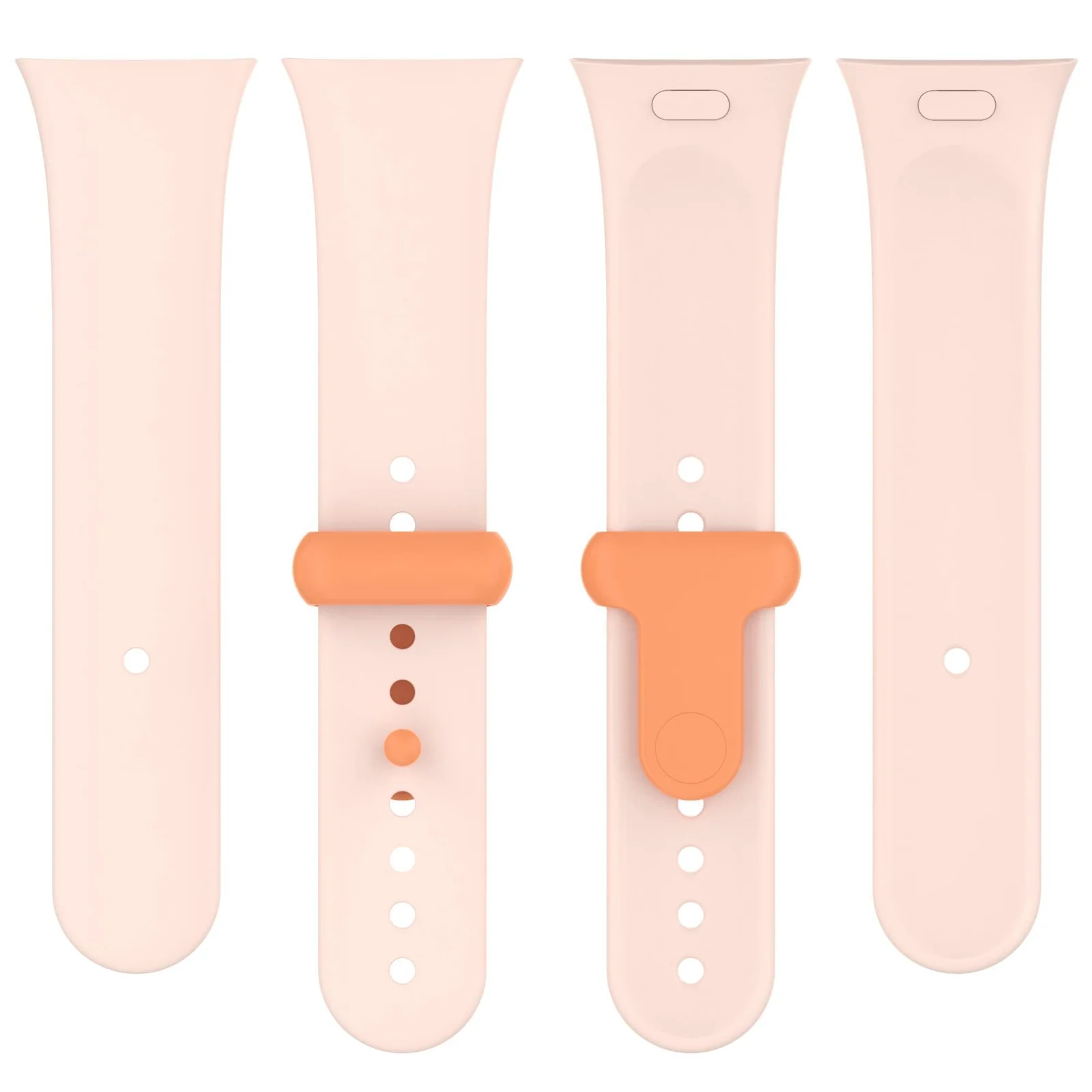 DL3 Mobilak Strap for Xiaomi Redmi Watch 3 Only, Soft Silicone Watch Band with Secure Buckle, Sport Replacement Wristband Bracelet Strap for Men & Women - Pink
