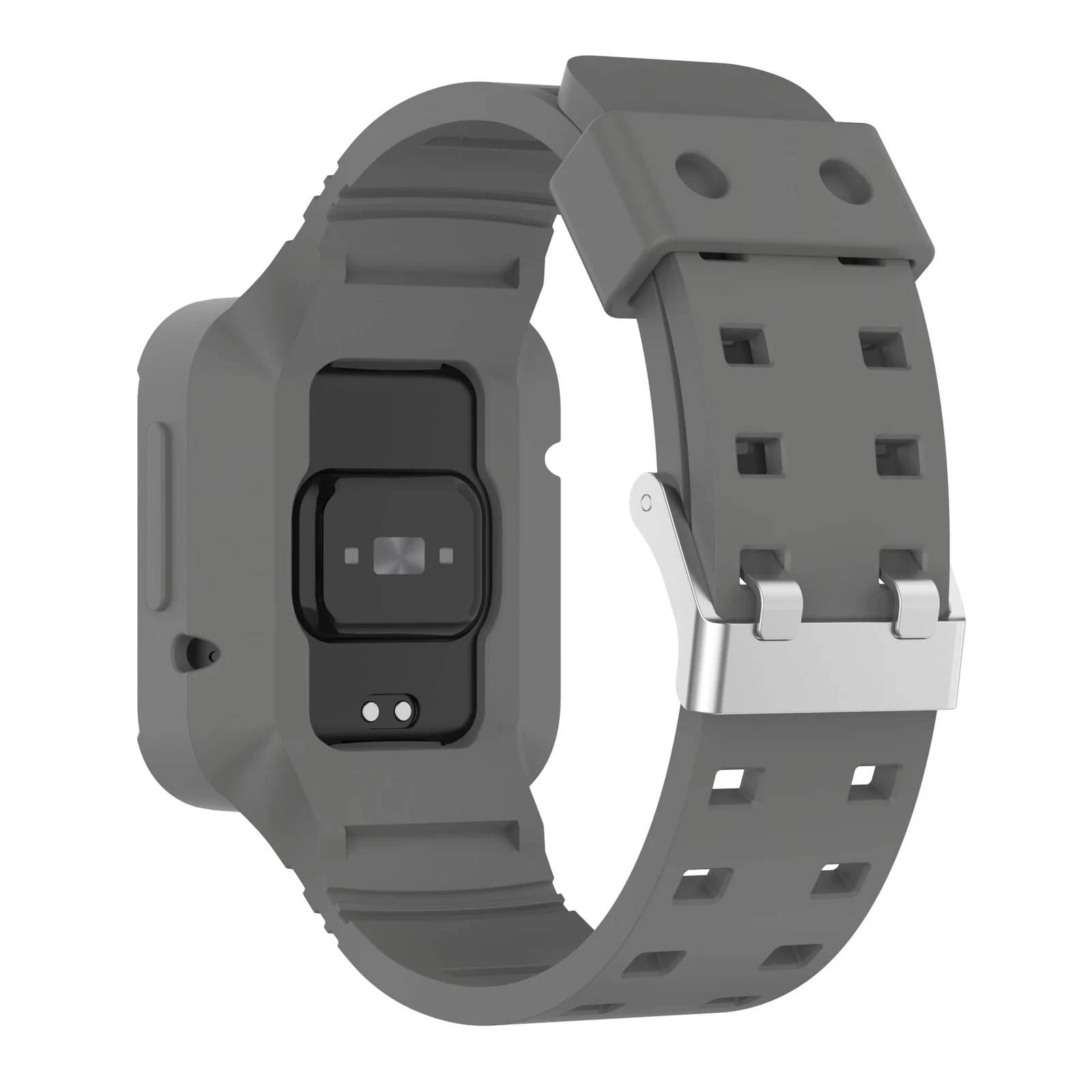 DL3 Mobilak Replacement Wrist Band Compatible with Xiaomi Redmi Watch 2 Lite/Mi Watch Lite/Poco Watch/Redmi Watch 2/Horloge 2, Adjustable Soft Silicone Wrist Strap with Cover - Black