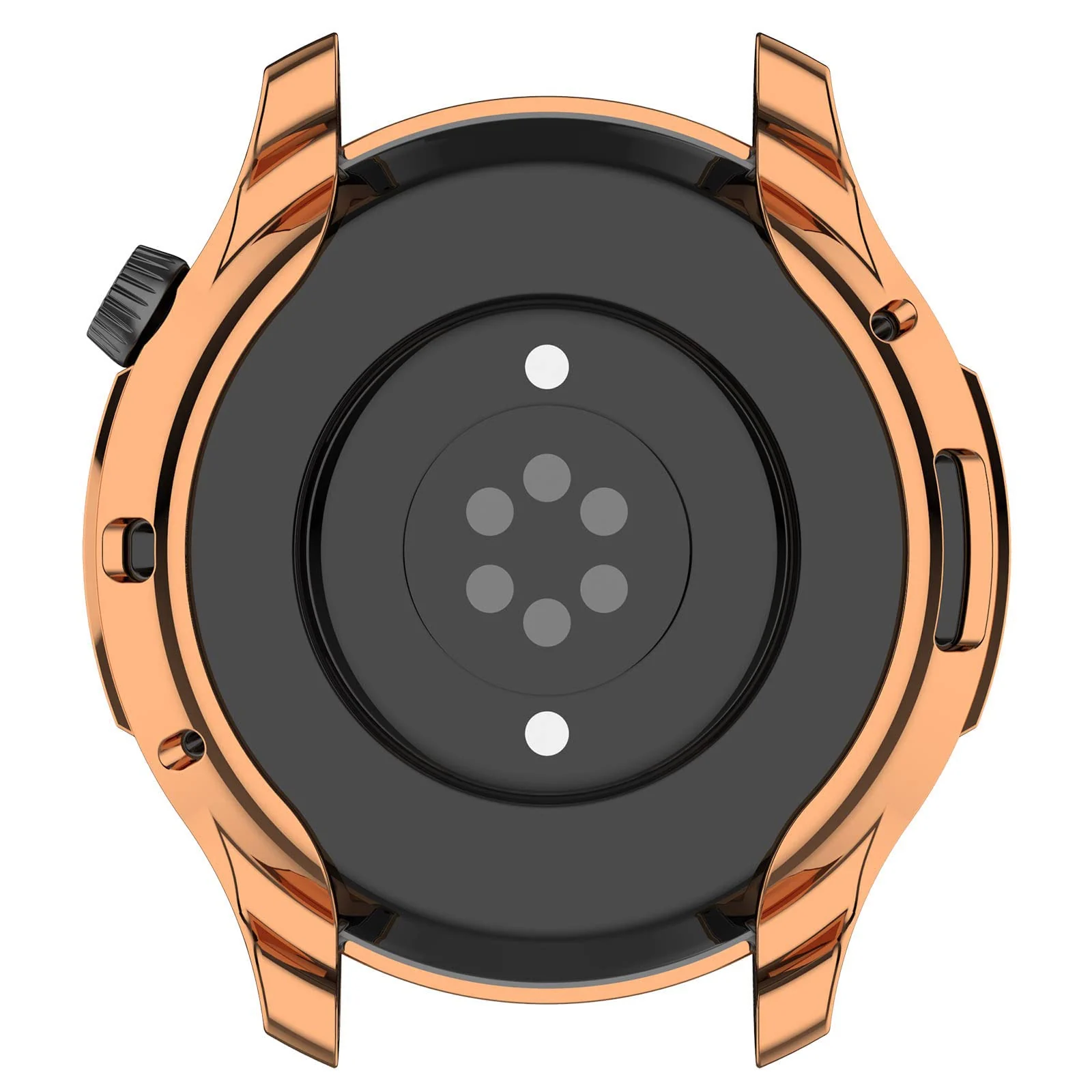 DL3 Mobilak Case Compatible with Amazfit GTR 4 / GTR4 Pro Case Watch Soft TPU Shockproof Cover Slim Guard Thin Bumper Shell Protector - Rose Gold