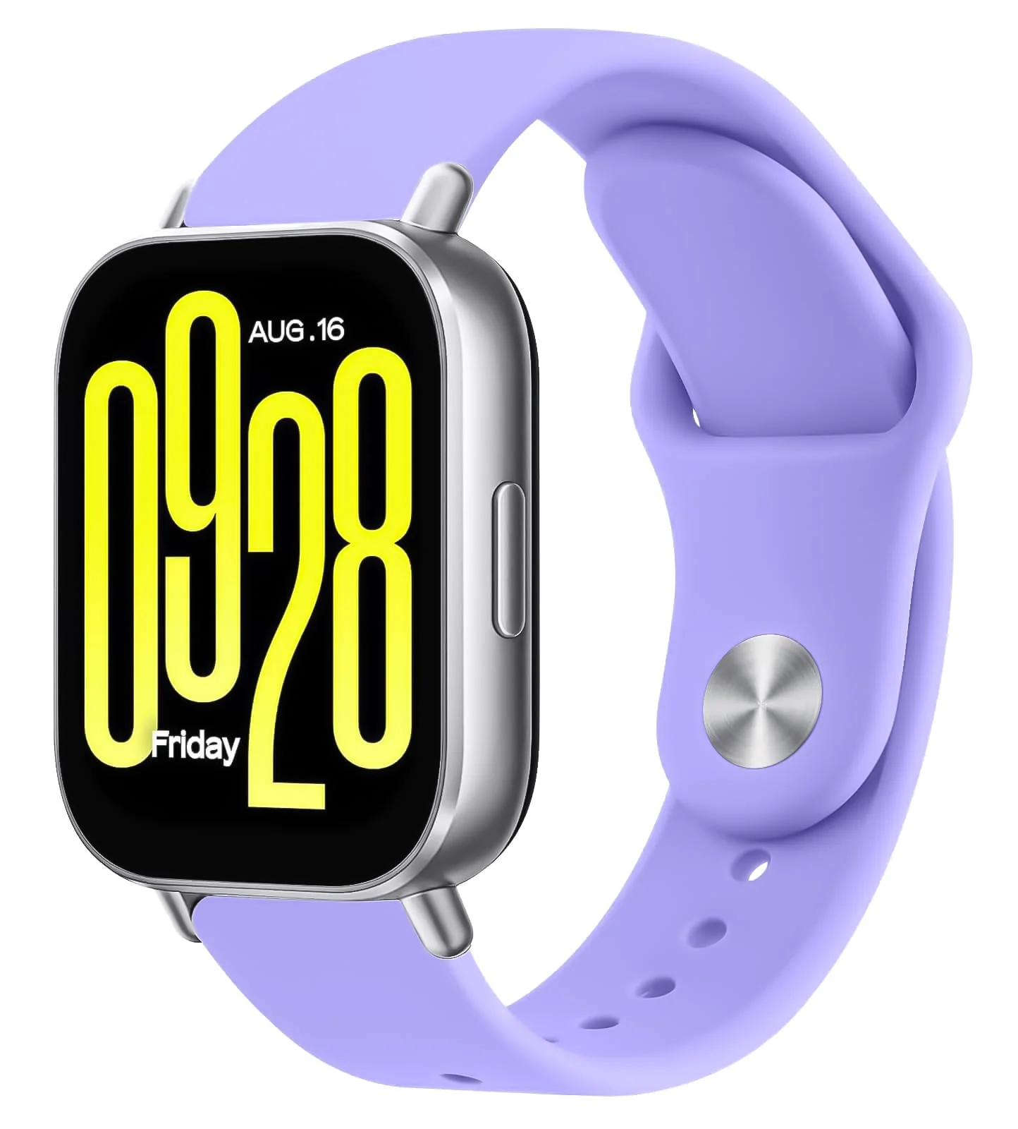 DL3 Mobilak Straps Compatible with Xiaomi Redmi Watch 5 Active/Redmi Watch 5 Lite Bracelets for Men Women, 22mm Soft Silicone Strap, Waterproof Adjustable Band Sports Replacement - Light Purple