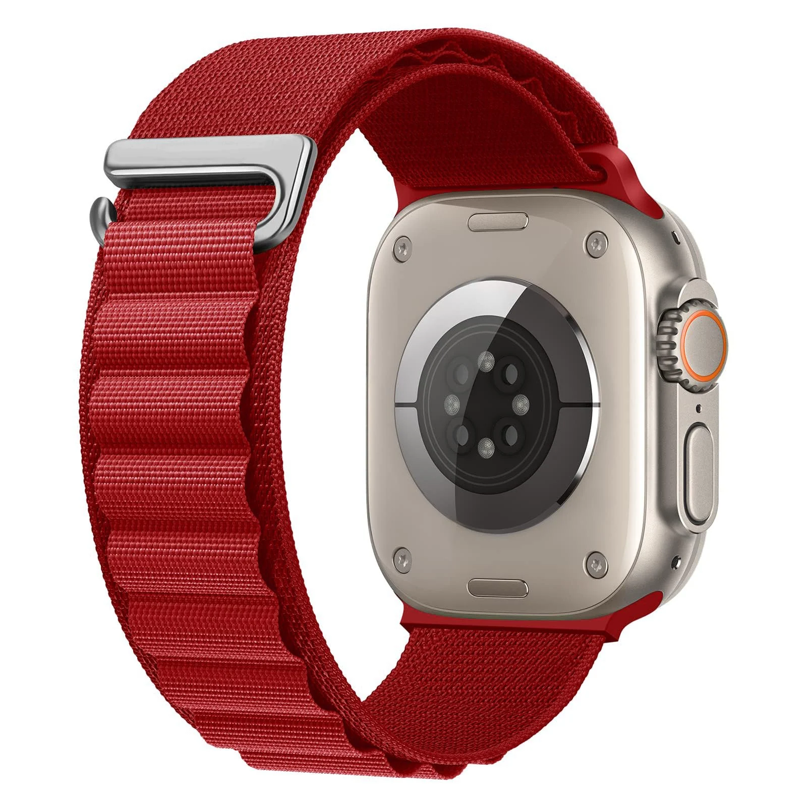 Apple Watch Ultra 49MM 45MM 44MM 42MM — DL3 Mobilak Trail/Alpine Loop Nylon Band Compatible with Apple Watch Ultra 2/Ultra Band 49mm 45mm 44mm 42mm, Adjustable with Metal C-Hook Strap for iWatch Ultra Series 9/8/7/6/5/4/3/2/1/SE2/SE