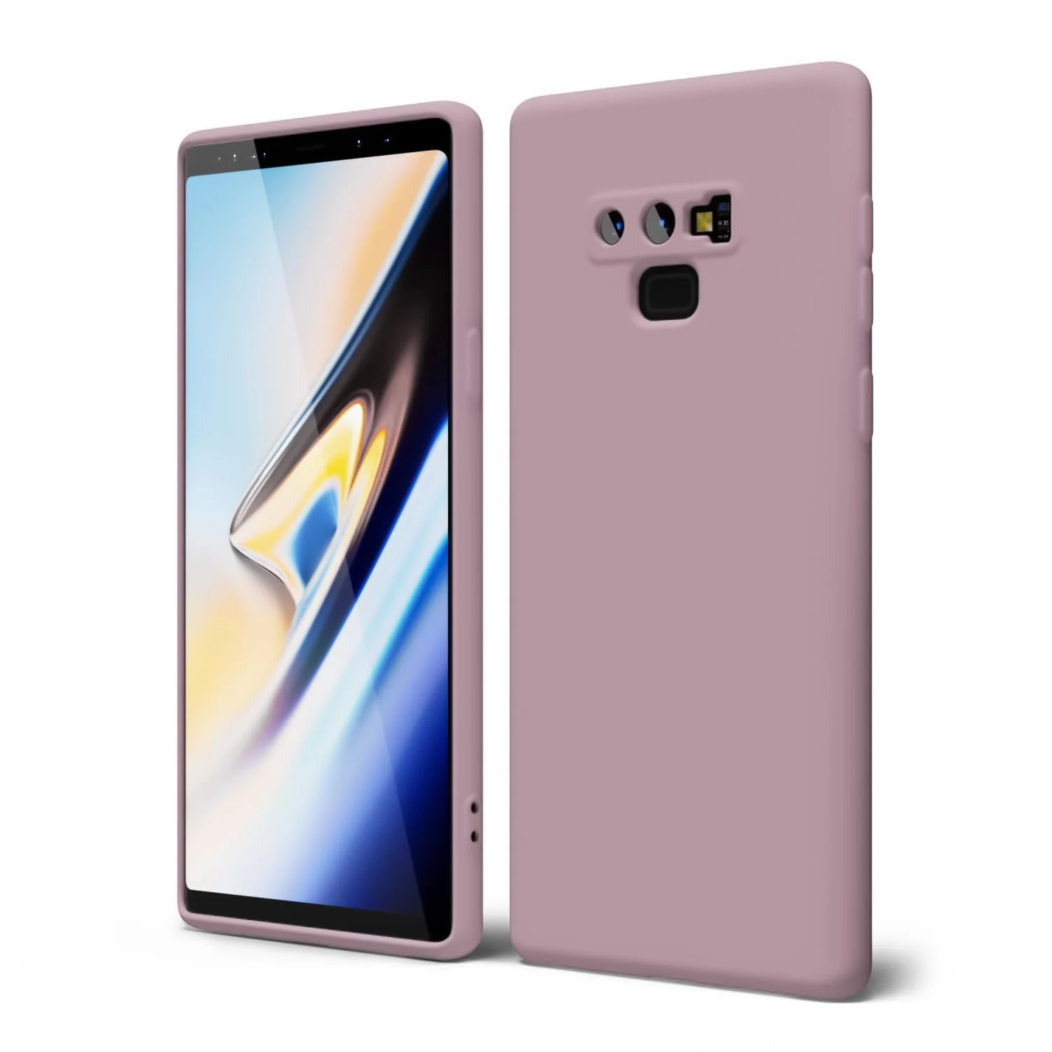 DL3 Mobilak Samsung Galaxy Note 9 Case, Soft Flexible Silicone Gel Rubber Bumper Cover, Full Body Shockproof Protective Phone Case - Cashmere