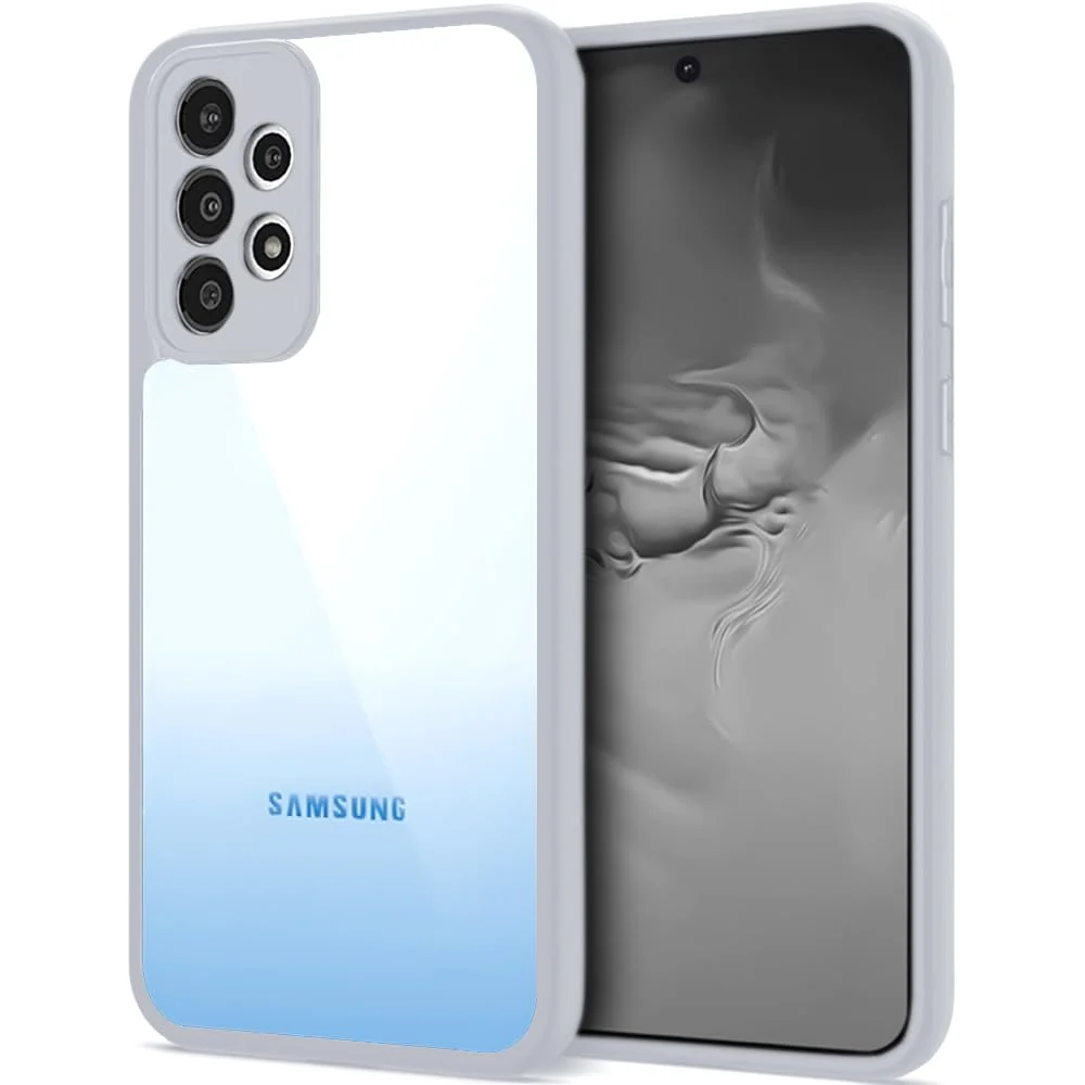 DL3 Mobilak Clear Protective Case for Samsung Galaxy A23 - Gray
