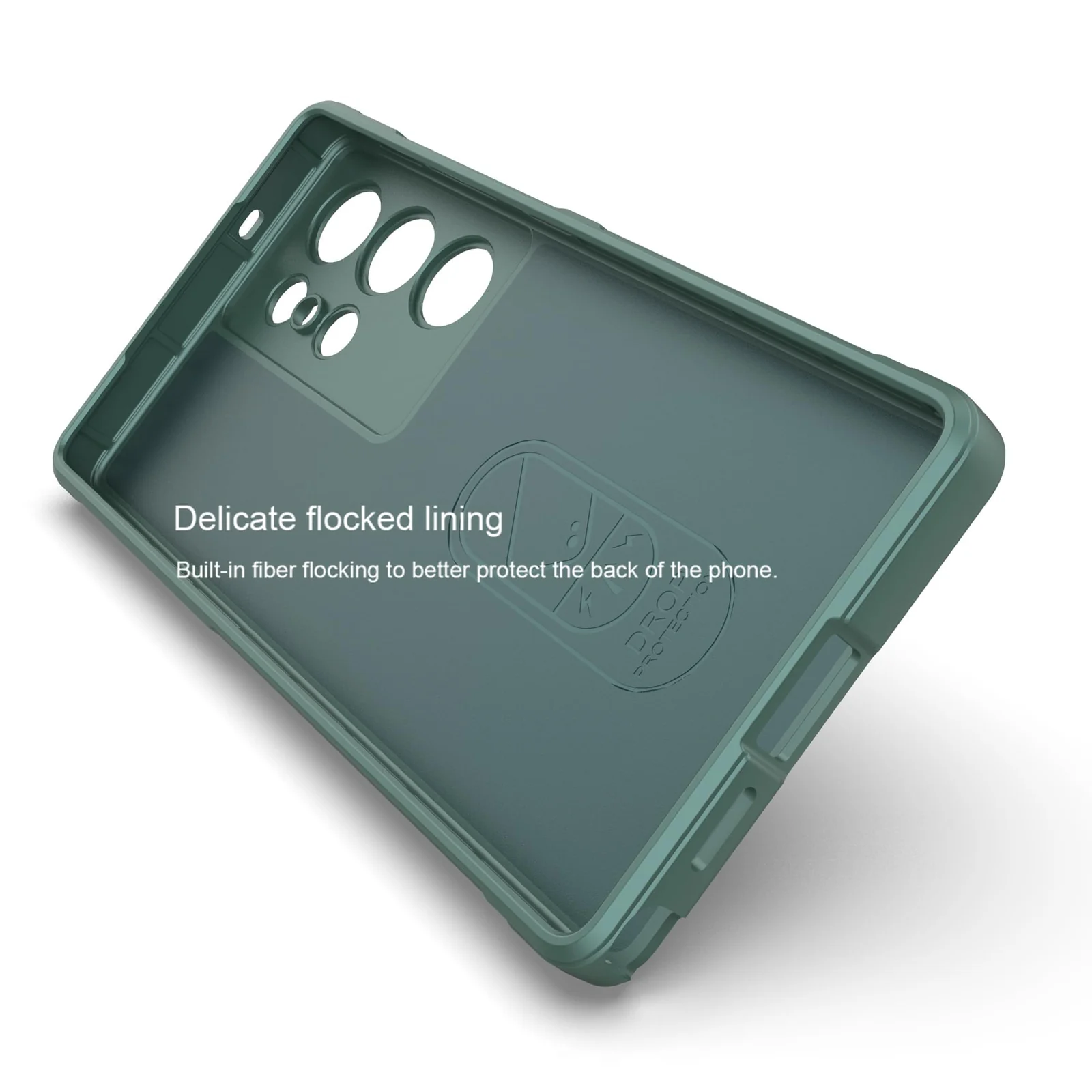DL3 Mobilak Flexible Silicone and TPU Protective Case with Camera Protection for Samsung Galaxy S25 Ultra - Green