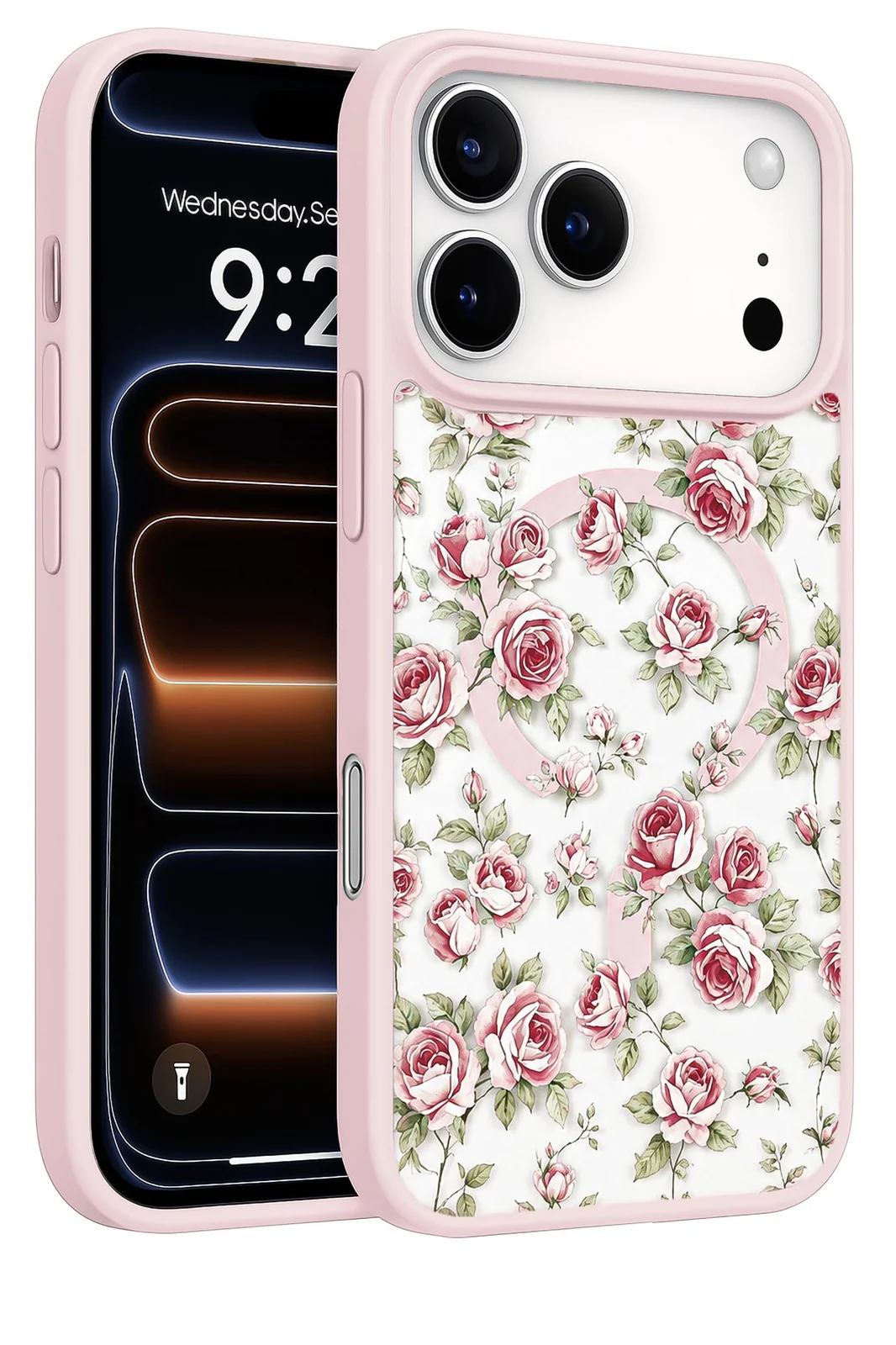iPhone 18 Pro / 17 Pro 6.3-Inch — DL3 MOBILAK Clear Magnetic Phone Case Compatible with MagSafe for Apple iPhone 18 Pro and 17 Pro