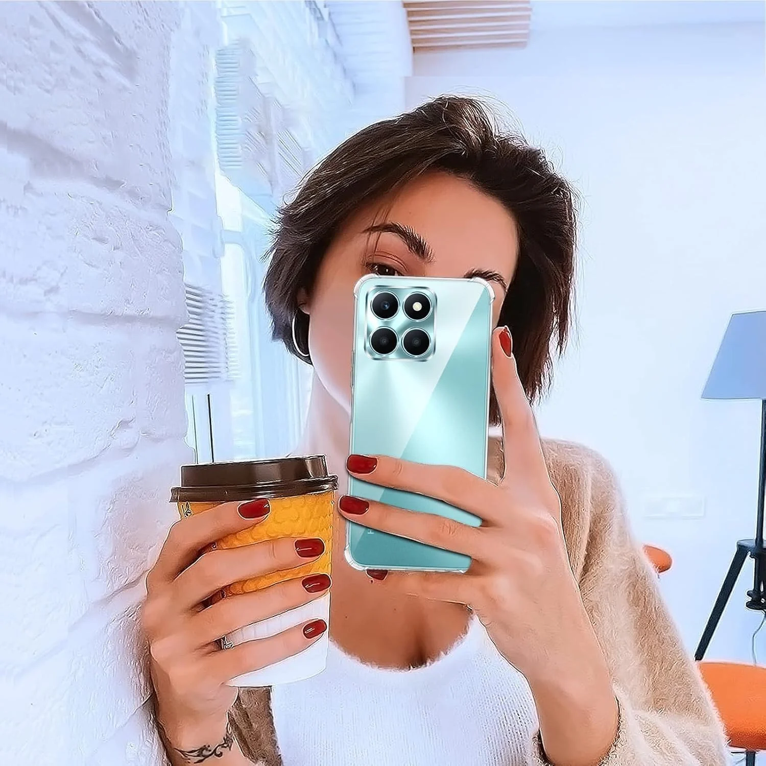 DL3 Mobilak Clear TPU Case for Honor X6a, Camera protection, Shock-absorbing protection, Scratch-resistant surface - Clear
