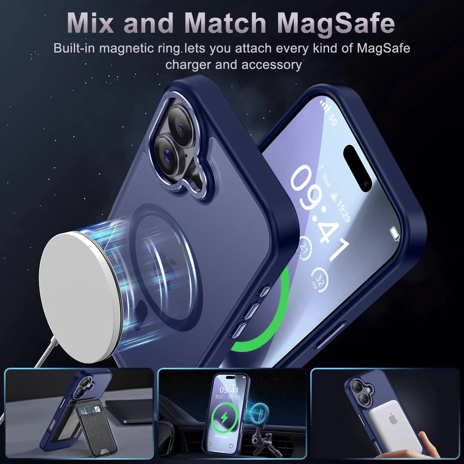 DL3 MOBILAK Protective Phone Case for Apple iPhone 17 - Blue
